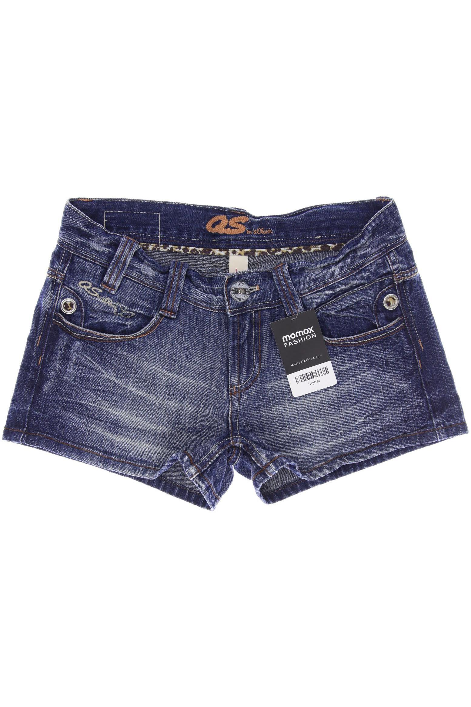 

QS by s.Oliver Damen Shorts, blau, Gr. 36