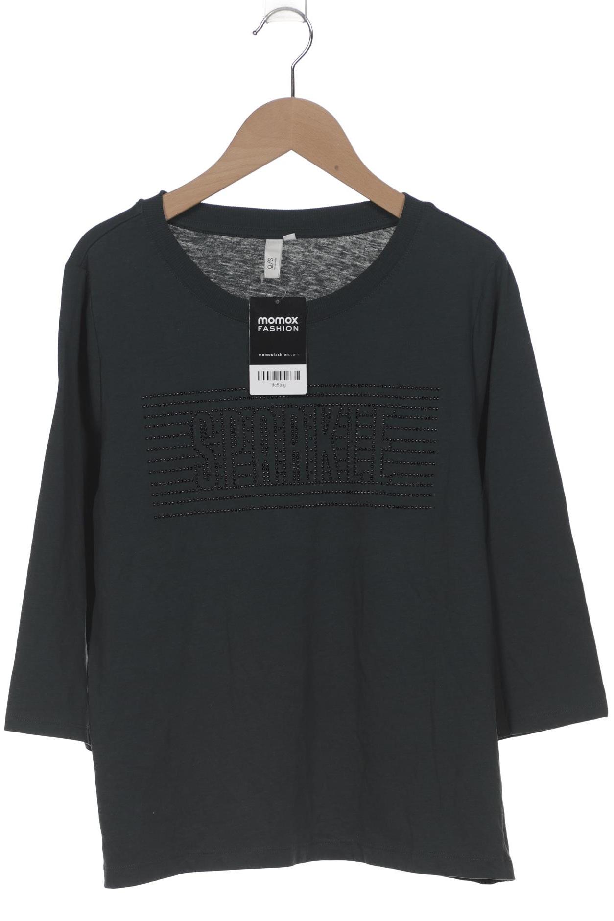 

QS by s.Oliver Damen Langarmshirt, grün, Gr. 42