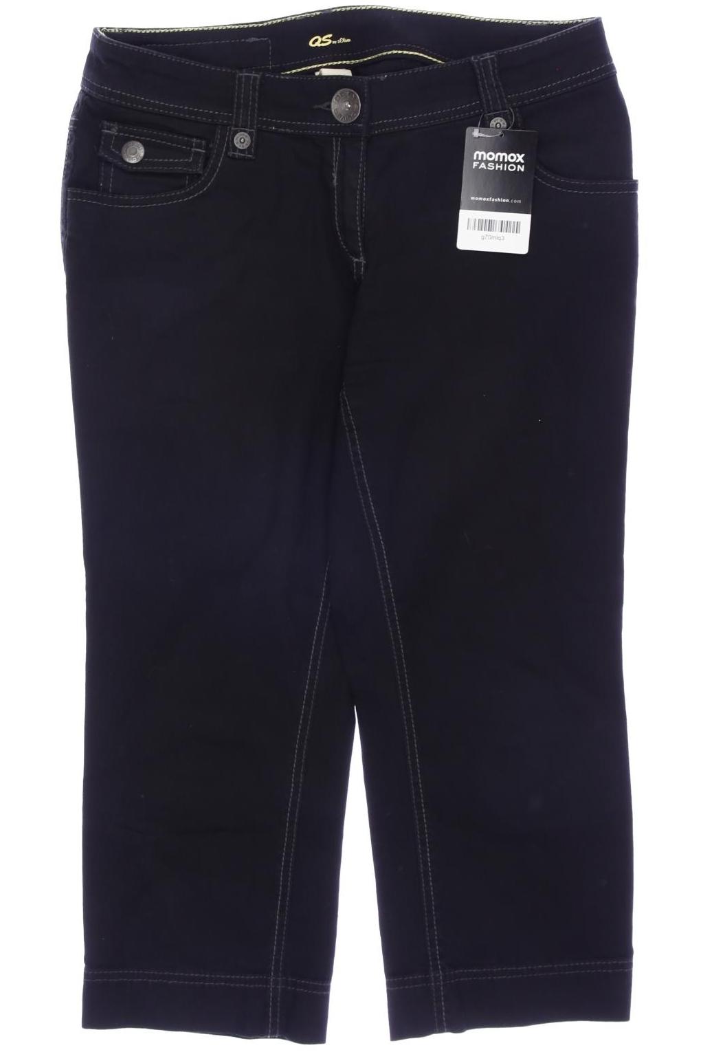 

QS by s.Oliver Damen Jeans, schwarz, Gr. 34