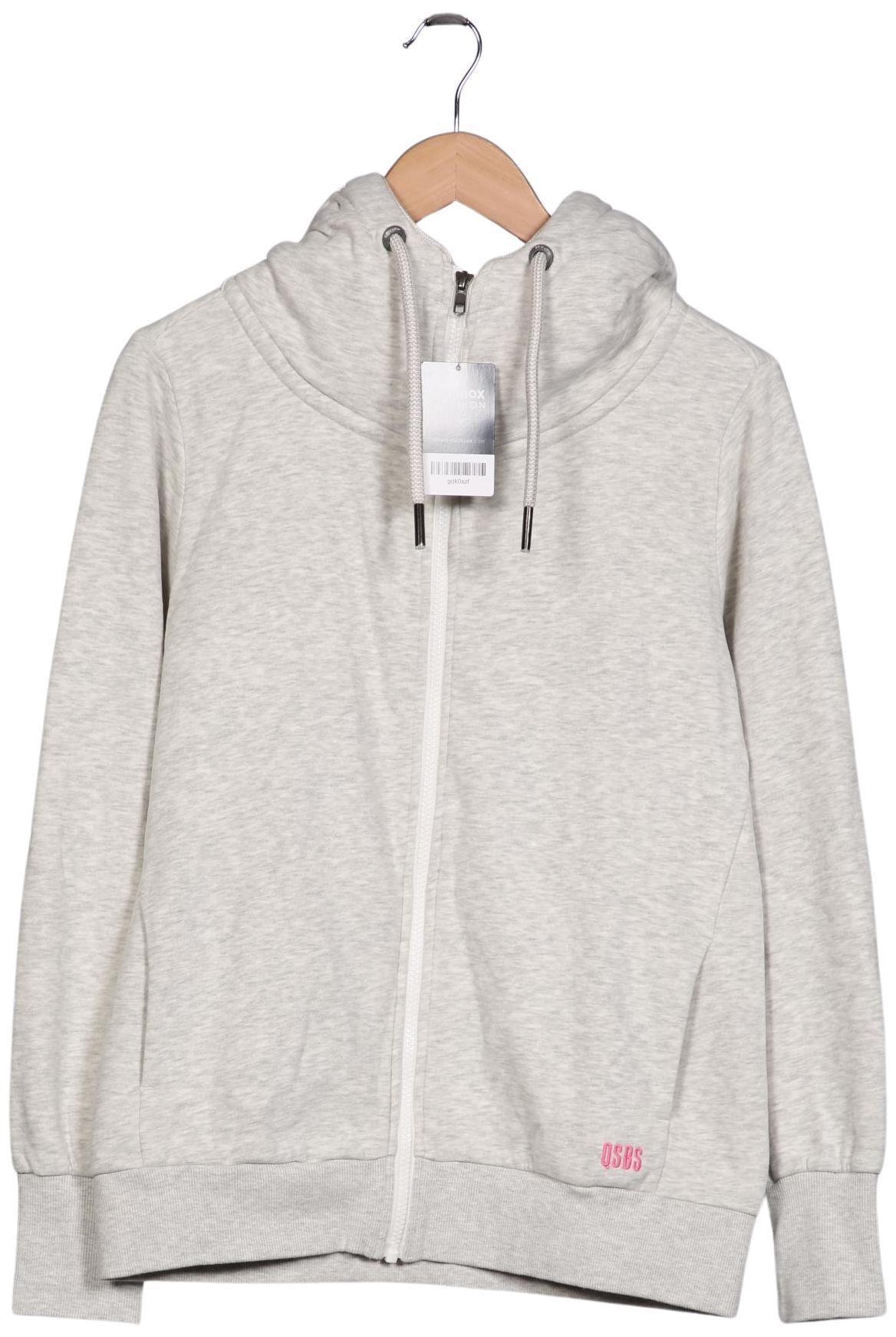 

QS by s.Oliver Damen Kapuzenpullover, grau, Gr. 36