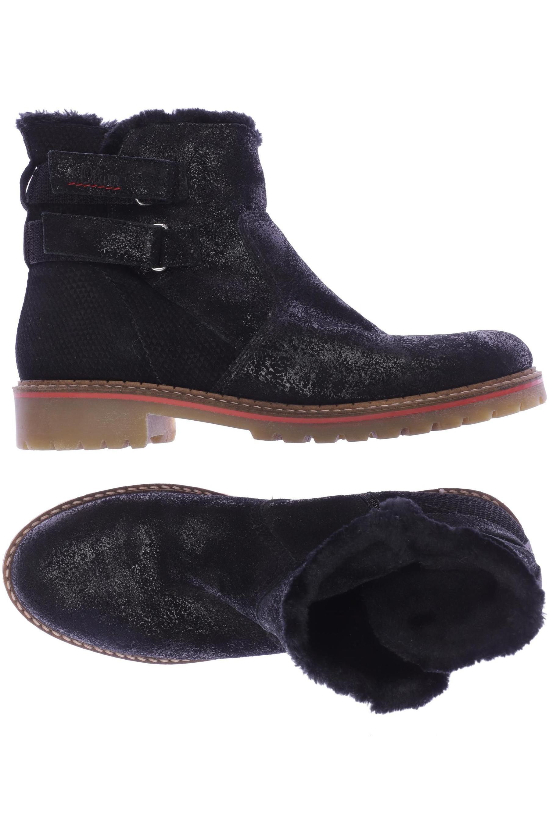 

QS by s.Oliver Damen Stiefelette, schwarz, Gr. 41