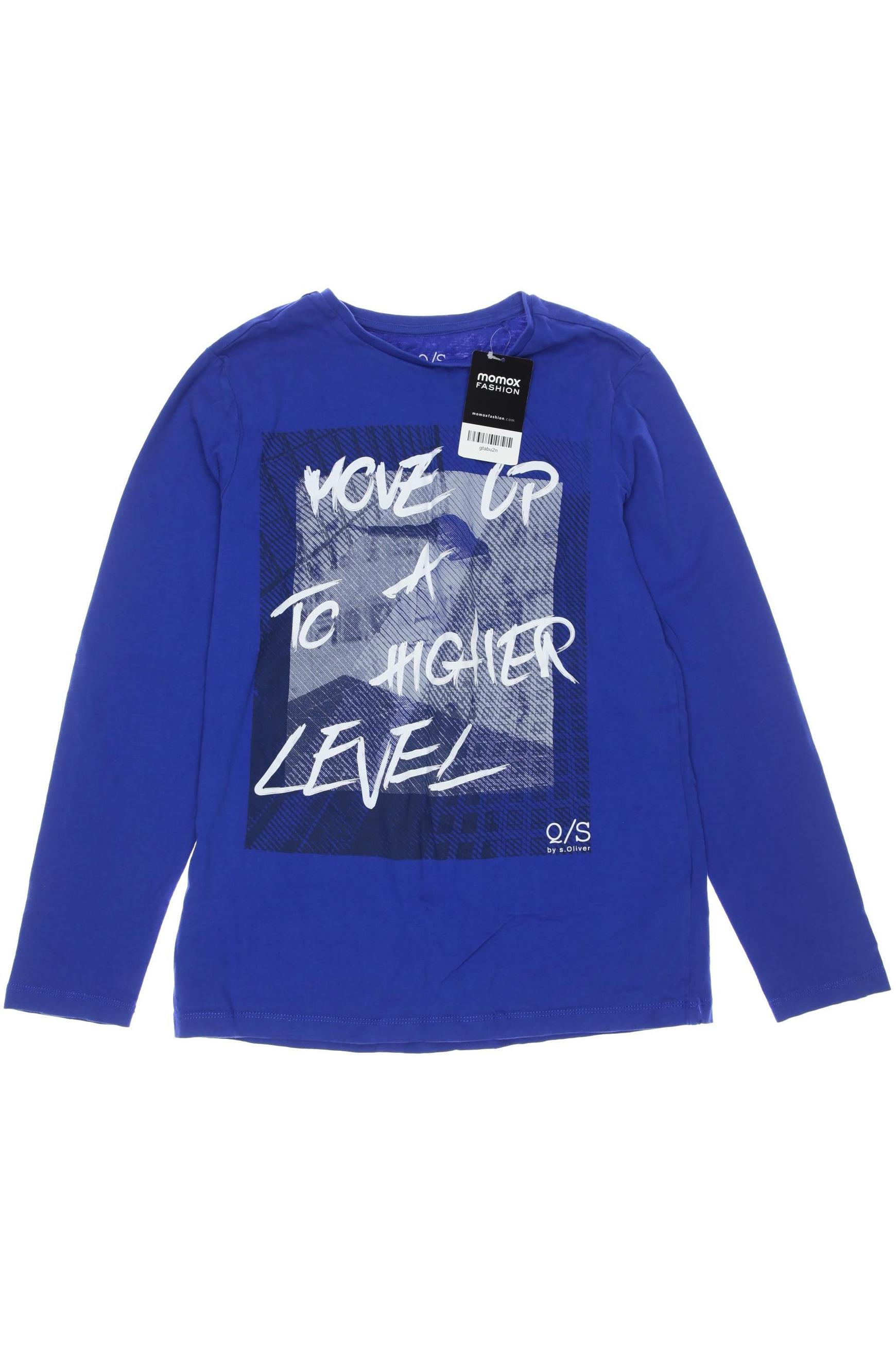

QS by s.Oliver Herren Langarmshirt, blau, Gr. 164