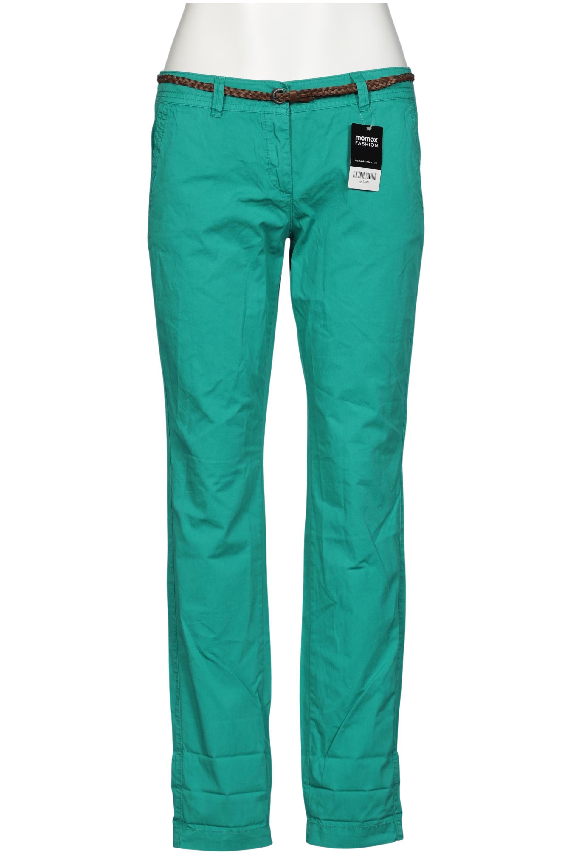 

QS by s.Oliver Damen Stoffhose, grün, Gr. 35