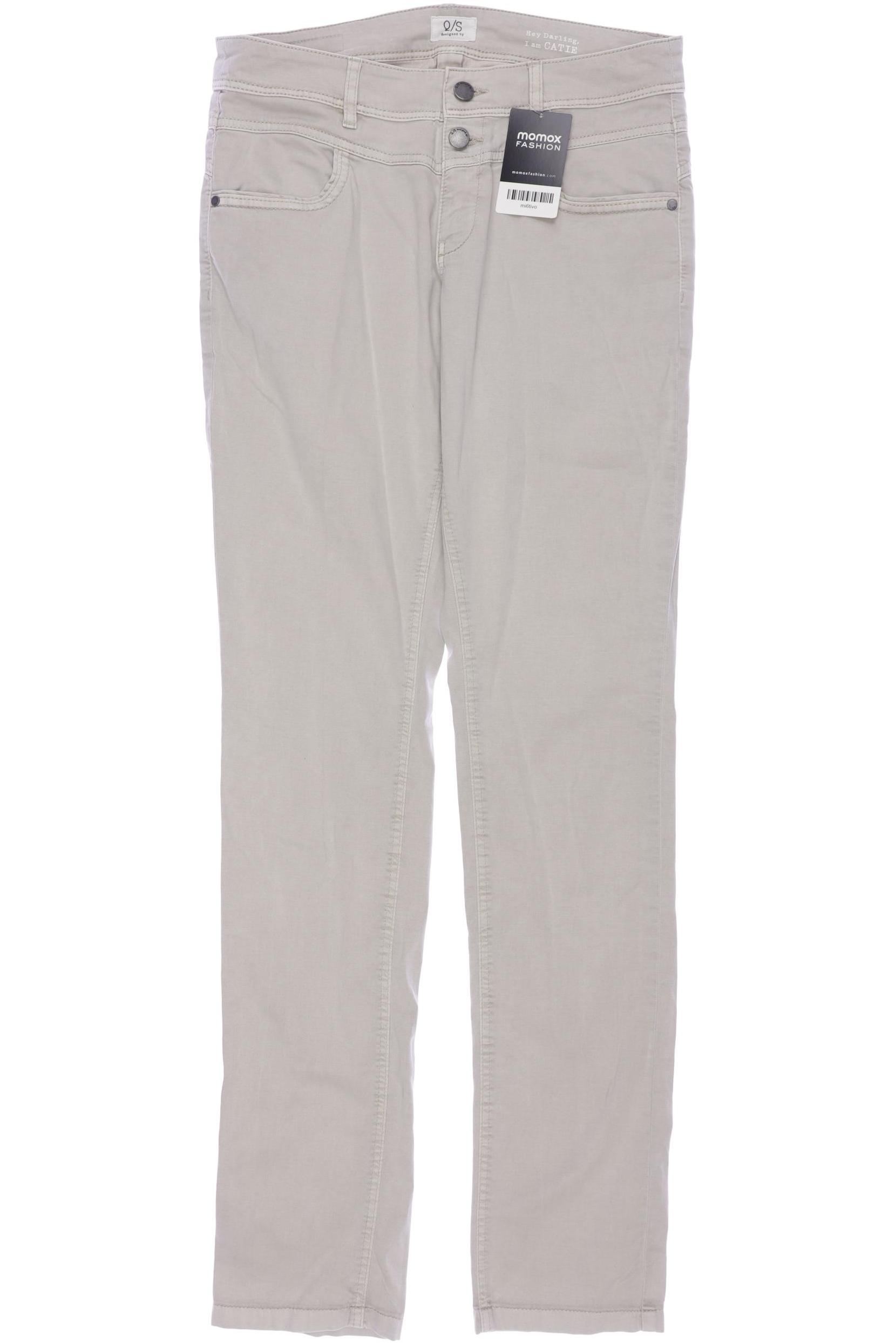 

QS by s.Oliver Damen Stoffhose, beige, Gr. 36