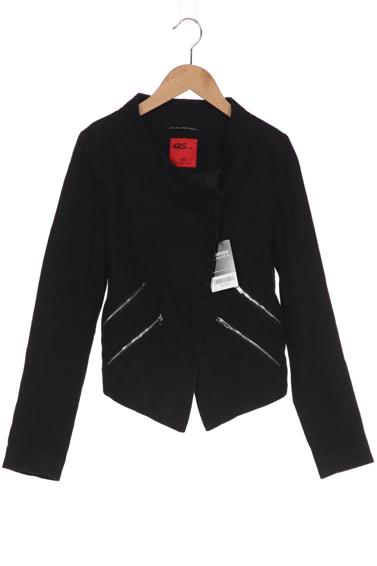 

QS by s.Oliver Damen Jacke, schwarz, Gr. 36