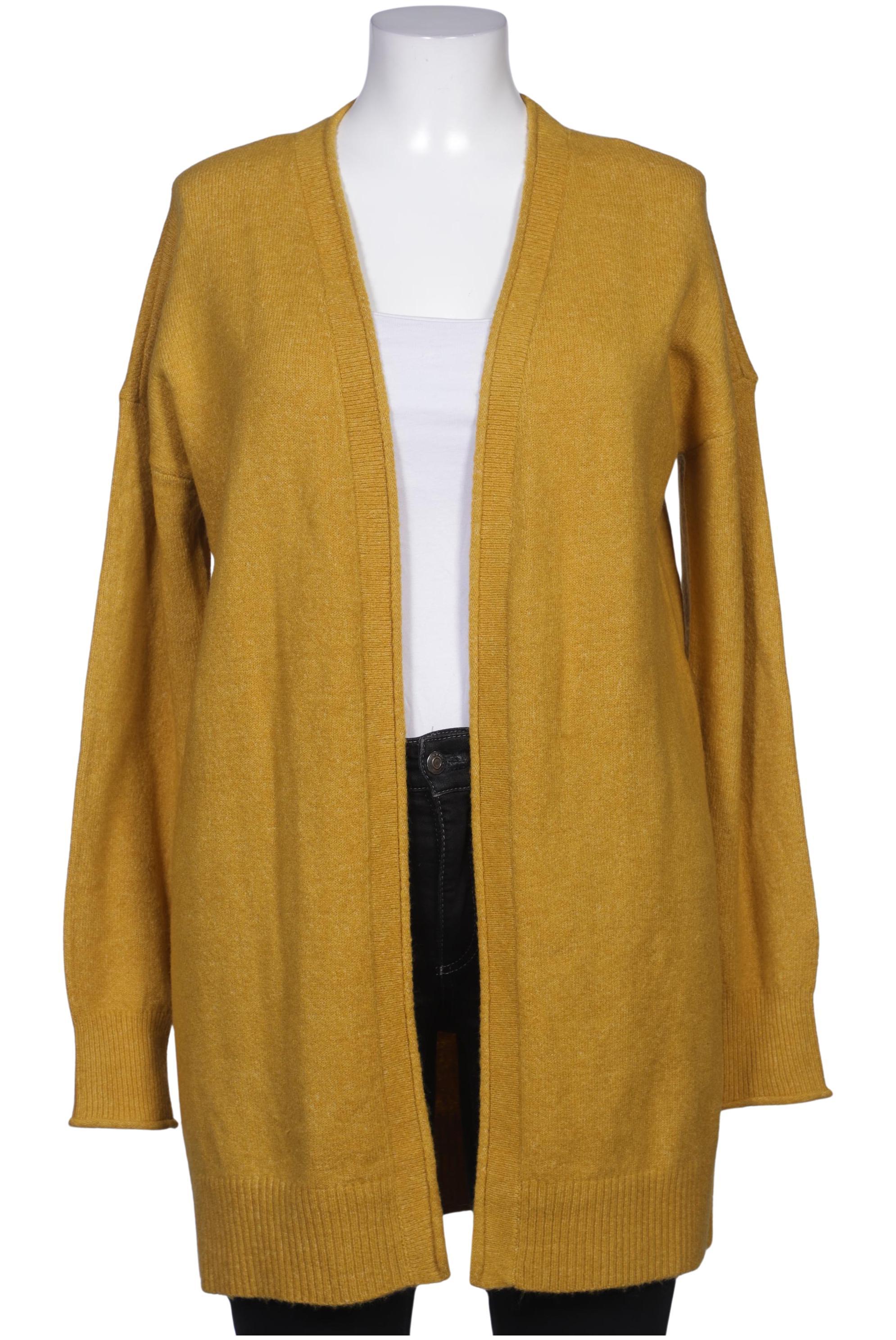 

QS by s.Oliver Damen Strickjacke, gelb, Gr. 42