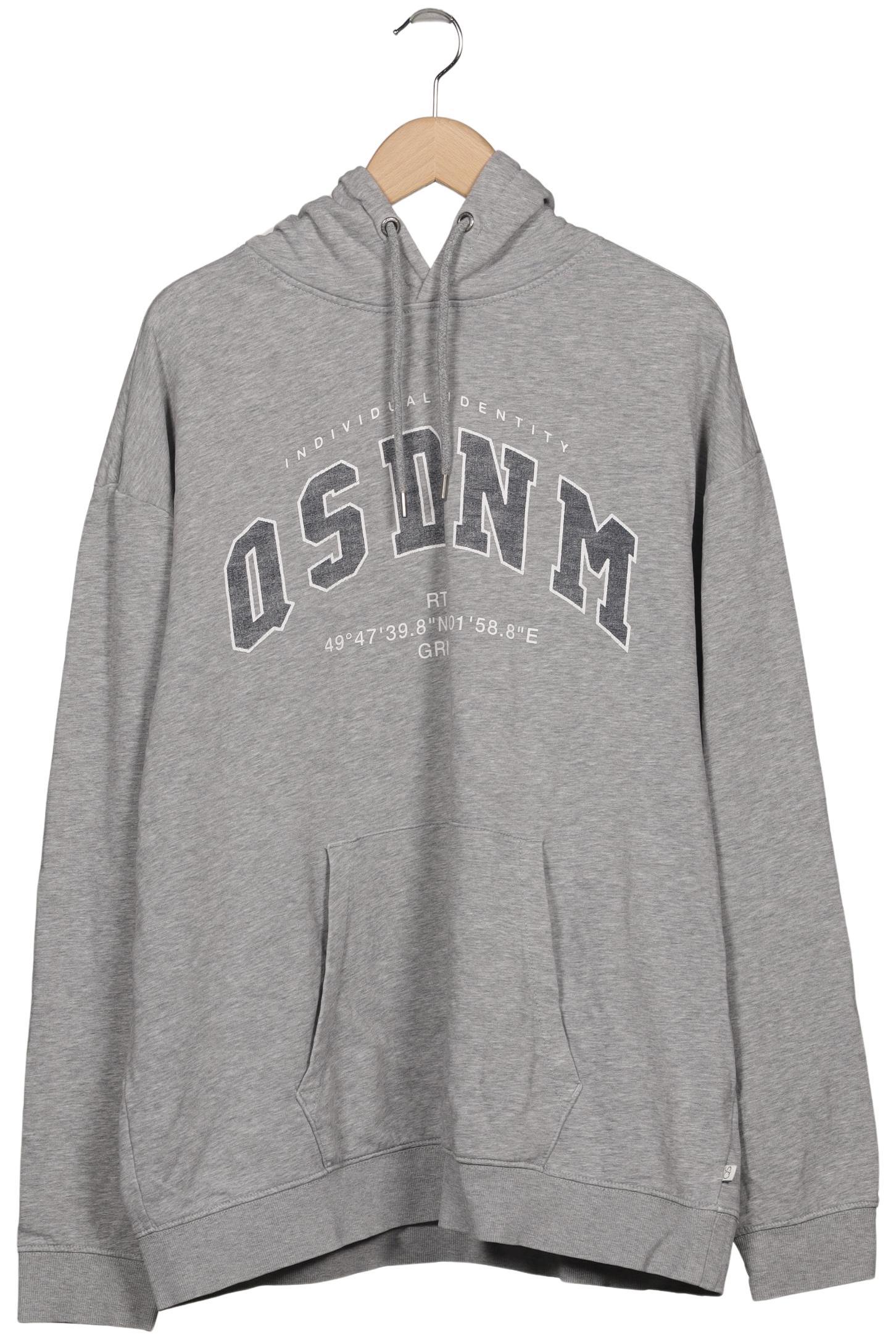 

QS by s.Oliver Herren Kapuzenpullover, grau, Gr. 58