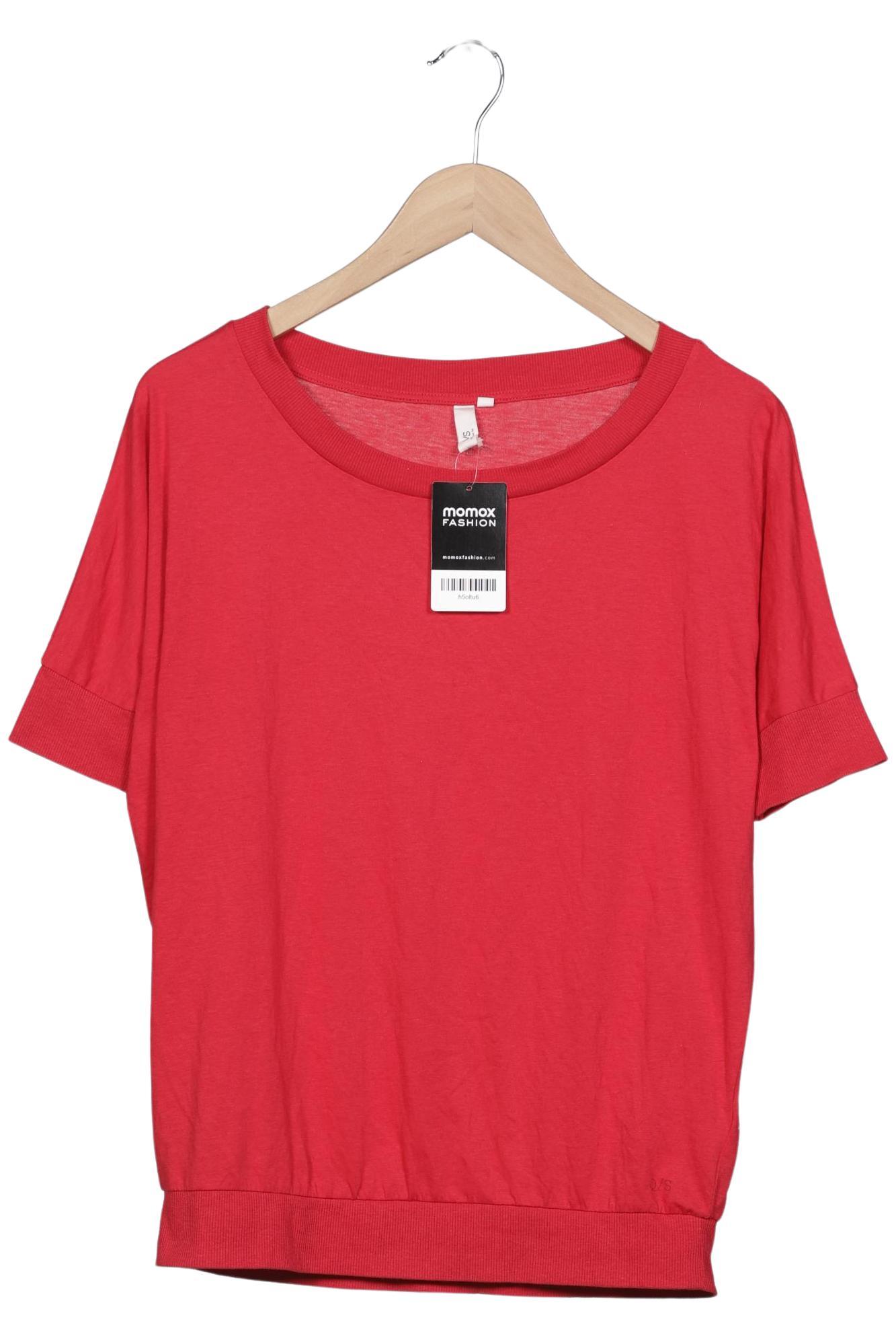 

QS by s.Oliver Damen T-Shirt, rot, Gr. 36