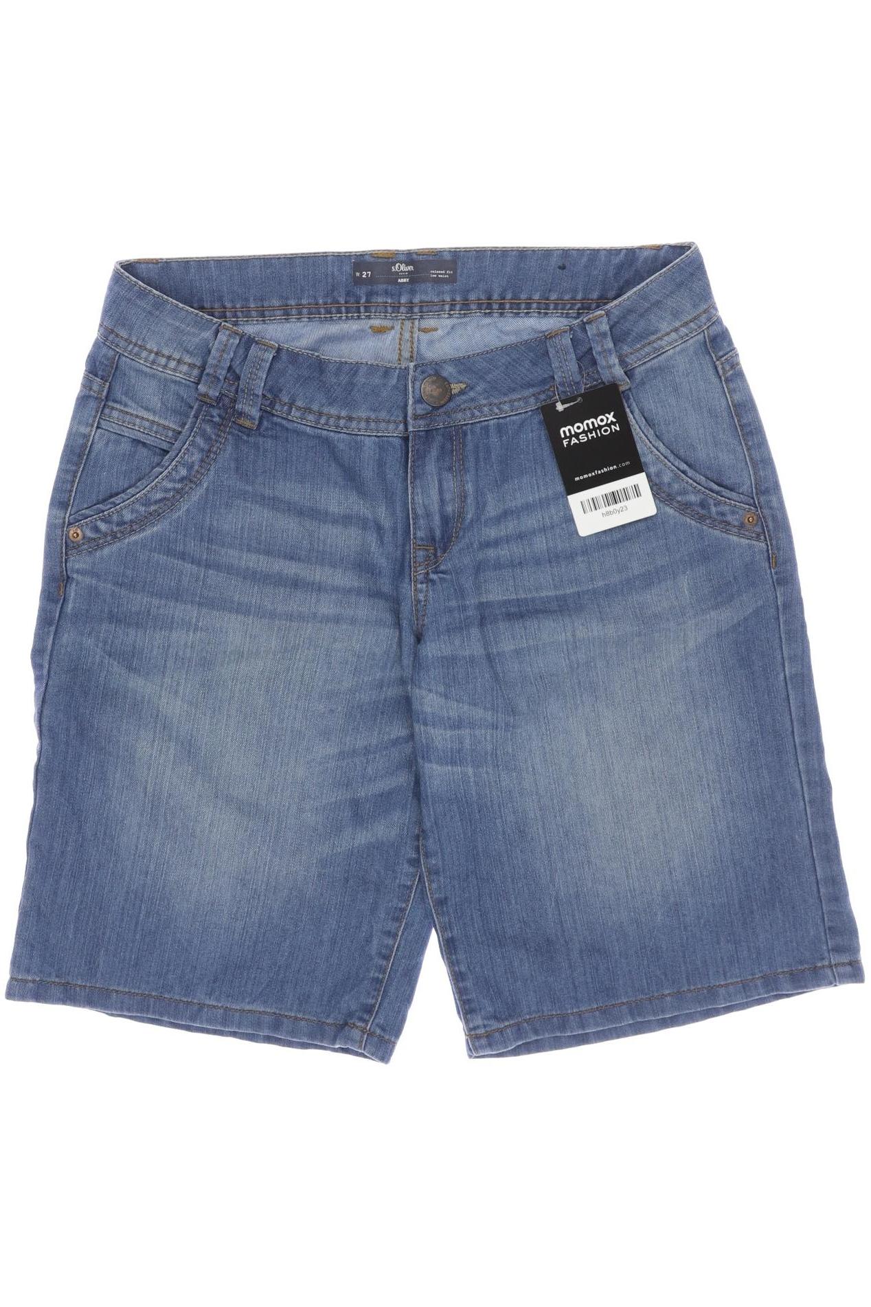 

QS by s.Oliver Damen Shorts, blau, Gr. 27