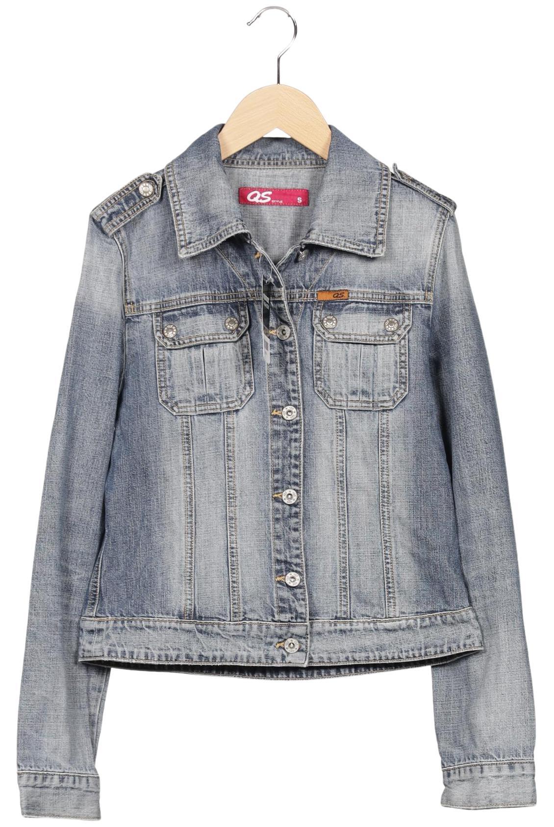 

QS by s.Oliver Damen Jacke, hellblau, Gr. 36