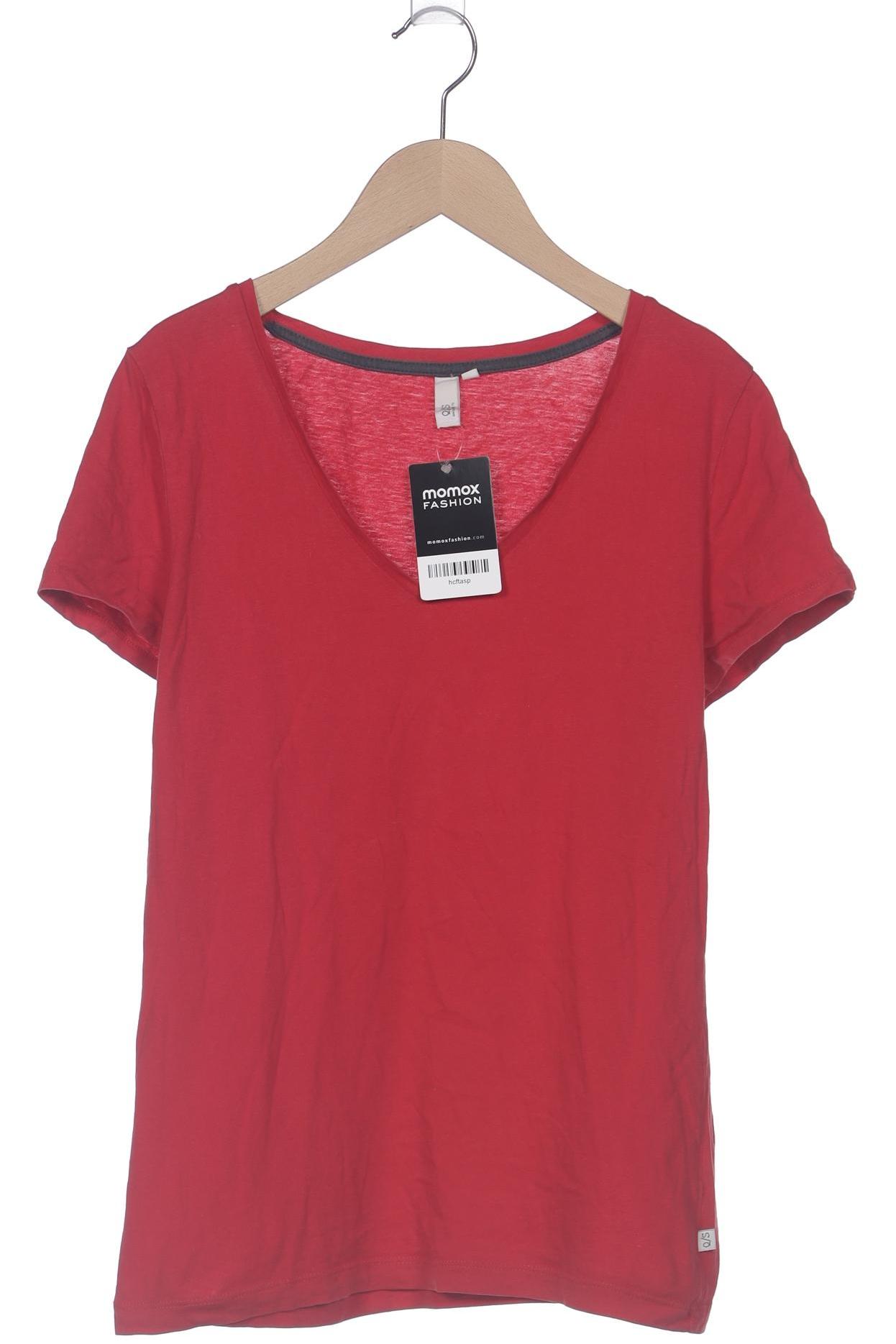 

QS by s.Oliver Damen T-Shirt, rot, Gr. 38