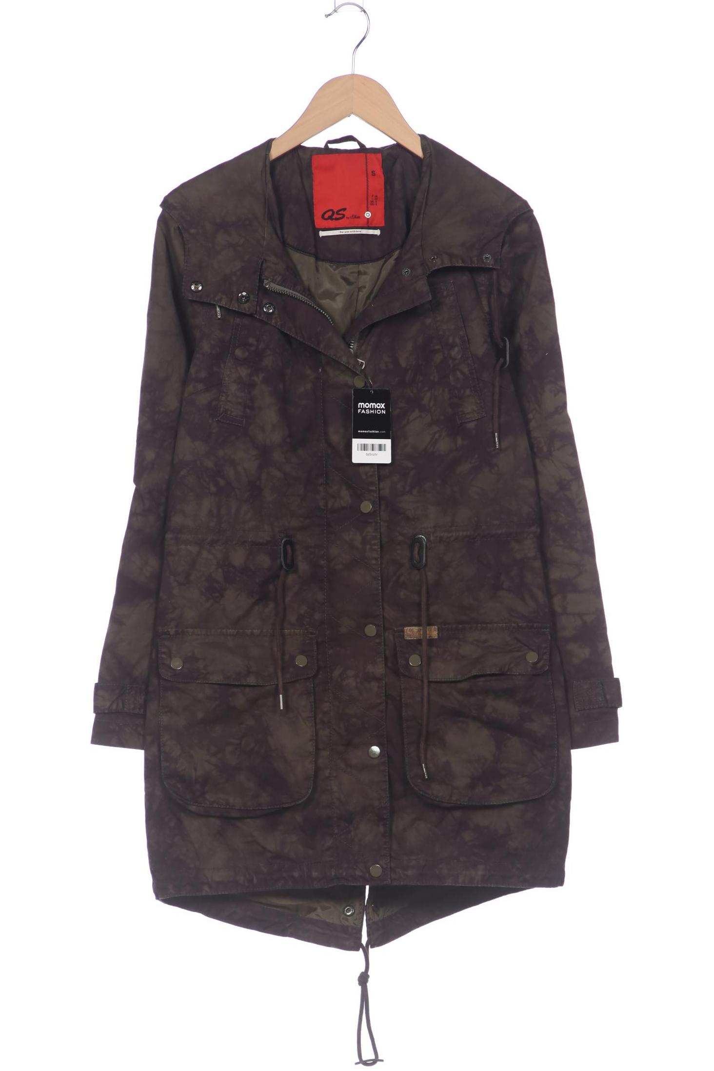 

QS by s.Oliver Damen Mantel, grün, Gr. 36