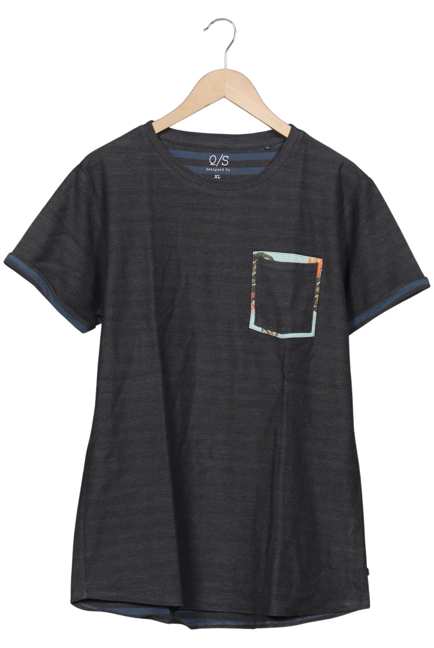 Thumbnail - QS by s.Oliver Herren T-Shirt, grau, Gr. 54