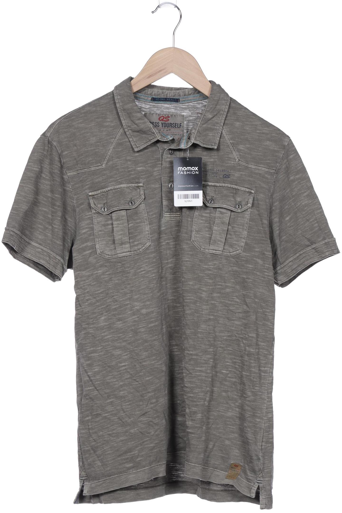 

QS by s.Oliver Herren Poloshirt, grün, Gr. 48