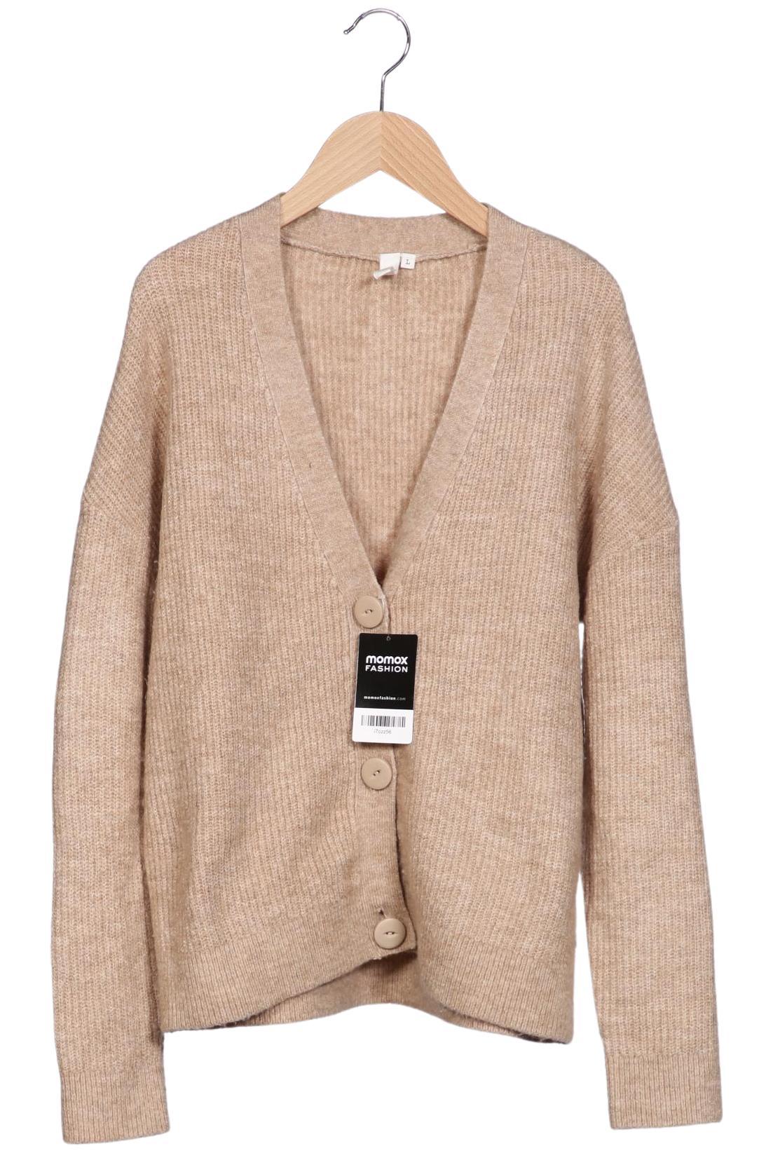 

QS by s.Oliver Damen Strickjacke, beige, Gr. 42