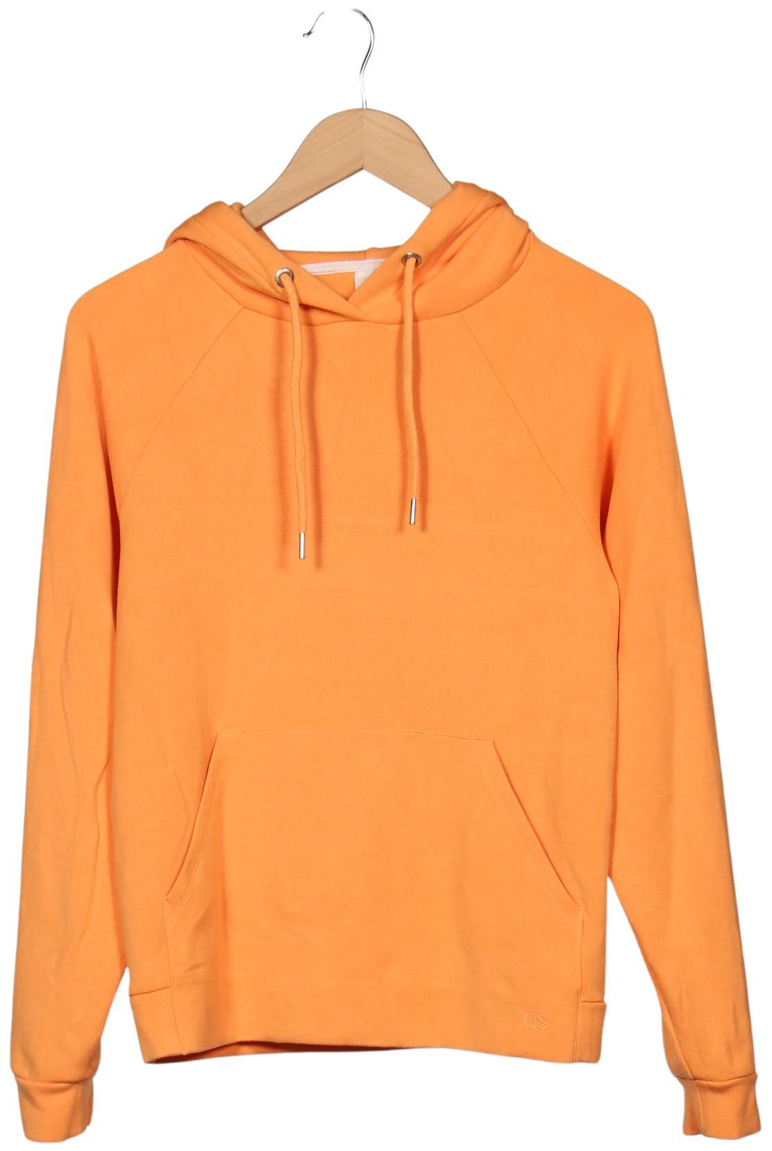 

QS by s.Oliver Damen Kapuzenpullover, orange, Gr. 34