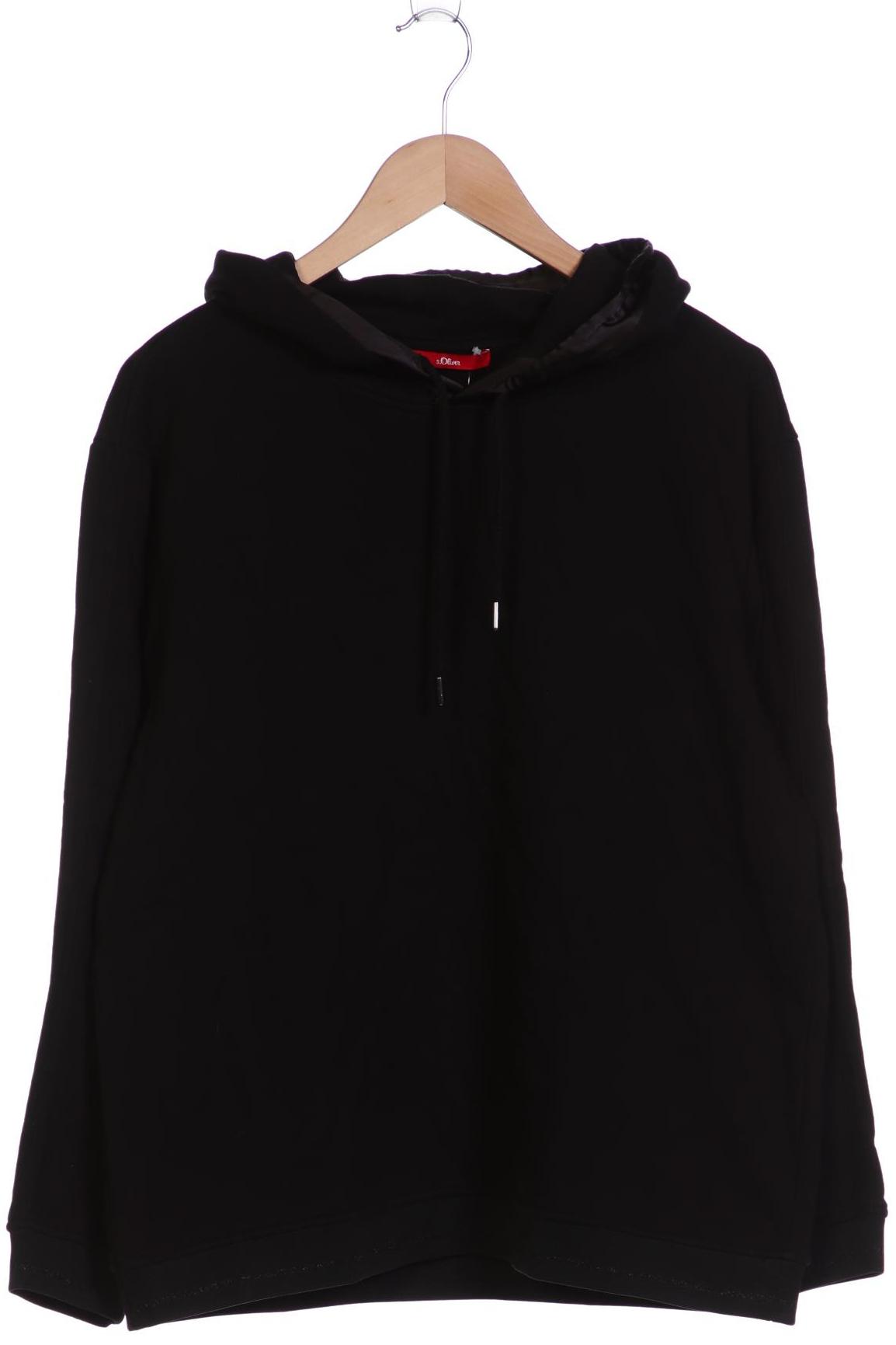 

QS by s.Oliver Damen Kapuzenpullover, schwarz, Gr. 42