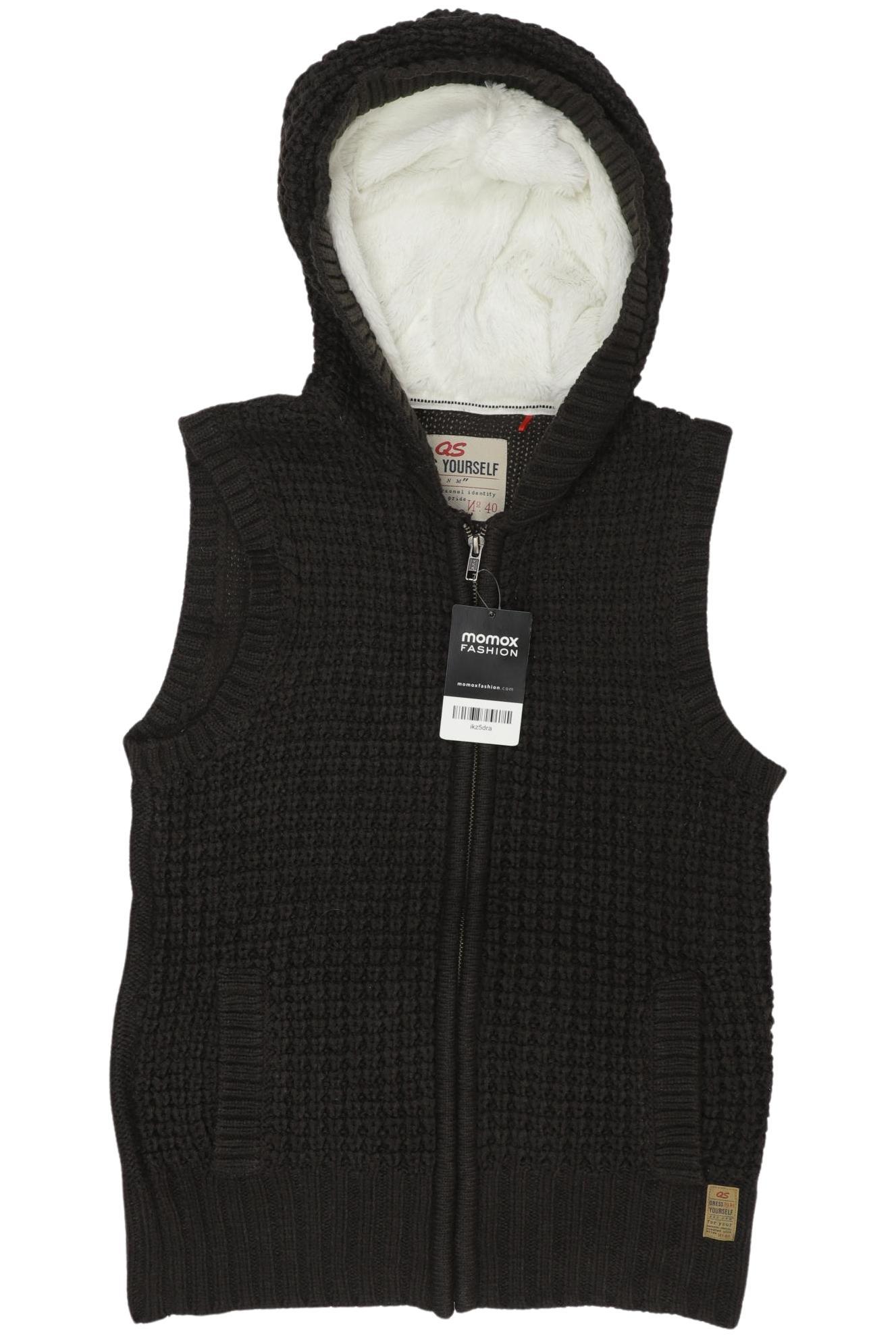 

QS by s.Oliver Damen Weste, schwarz, Gr. 38