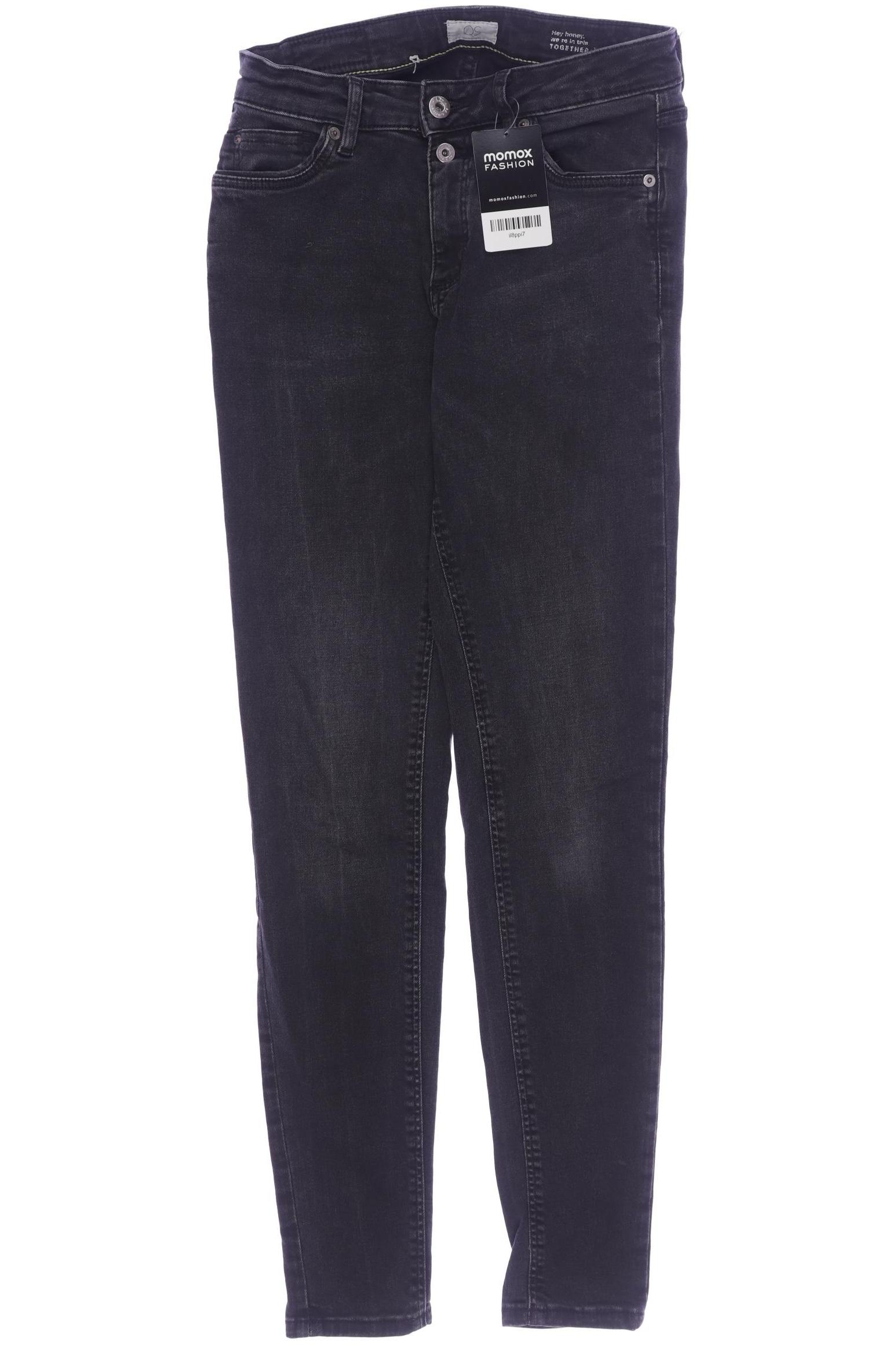 

QS by s.Oliver Damen Jeans, schwarz, Gr. 34