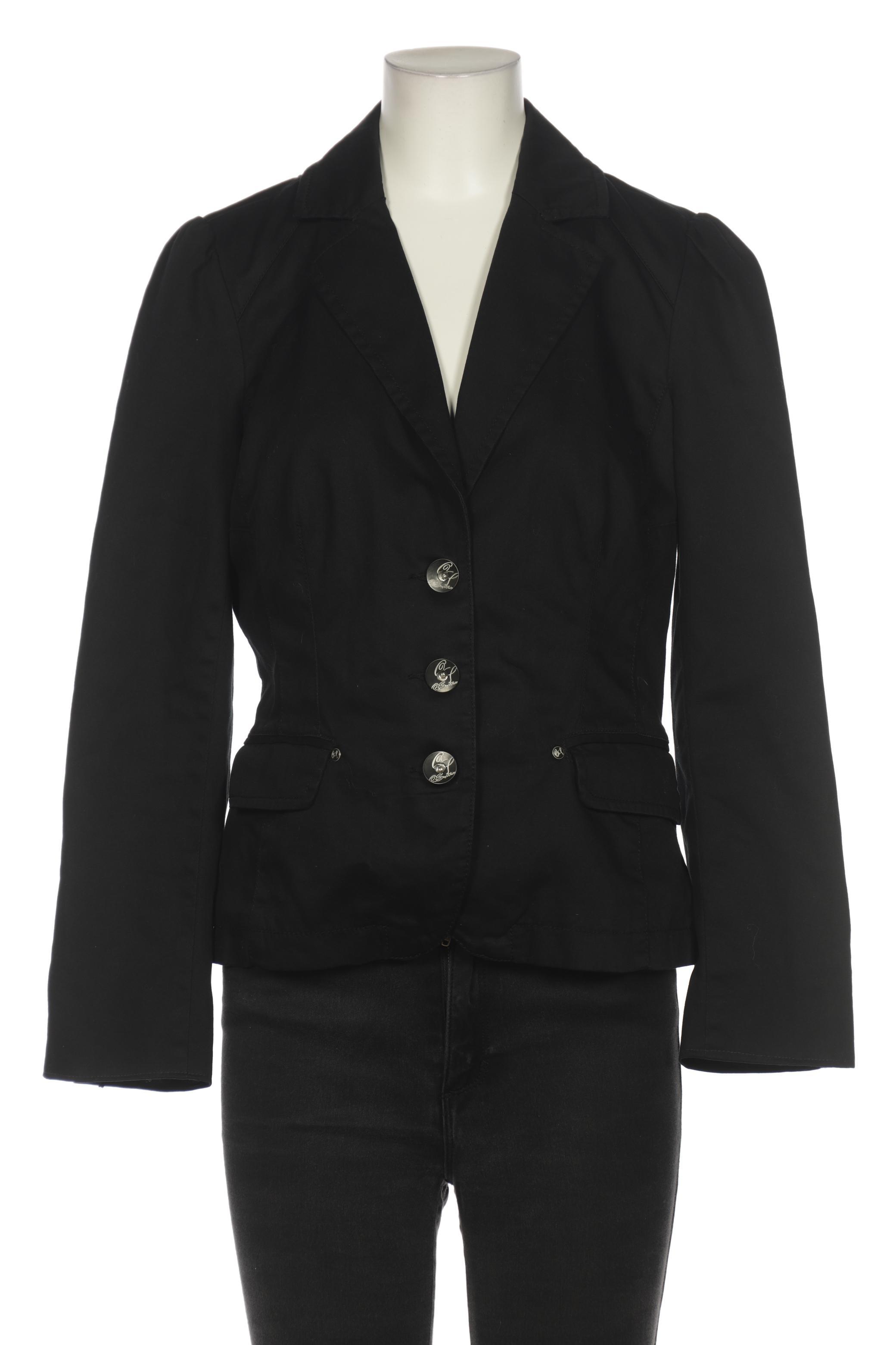 

QS by s.Oliver Damen Blazer, schwarz, Gr. 38