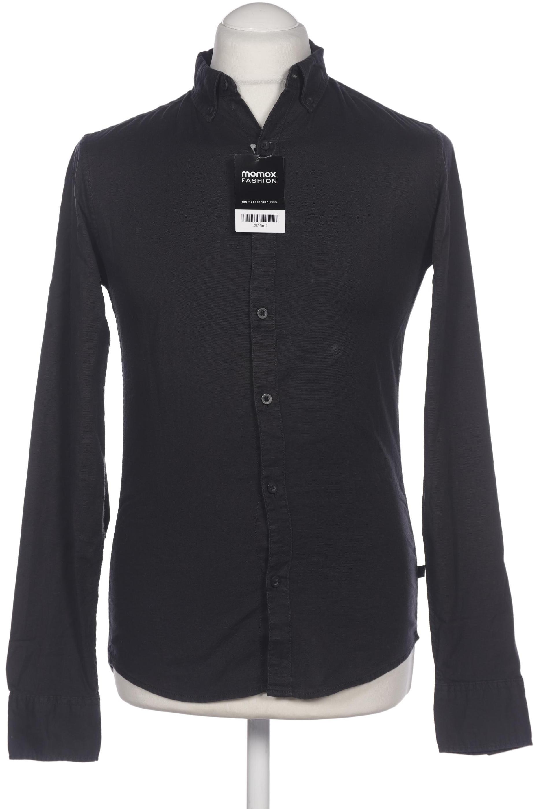 

QS by s.Oliver Herren Hemd, schwarz, Gr. 46