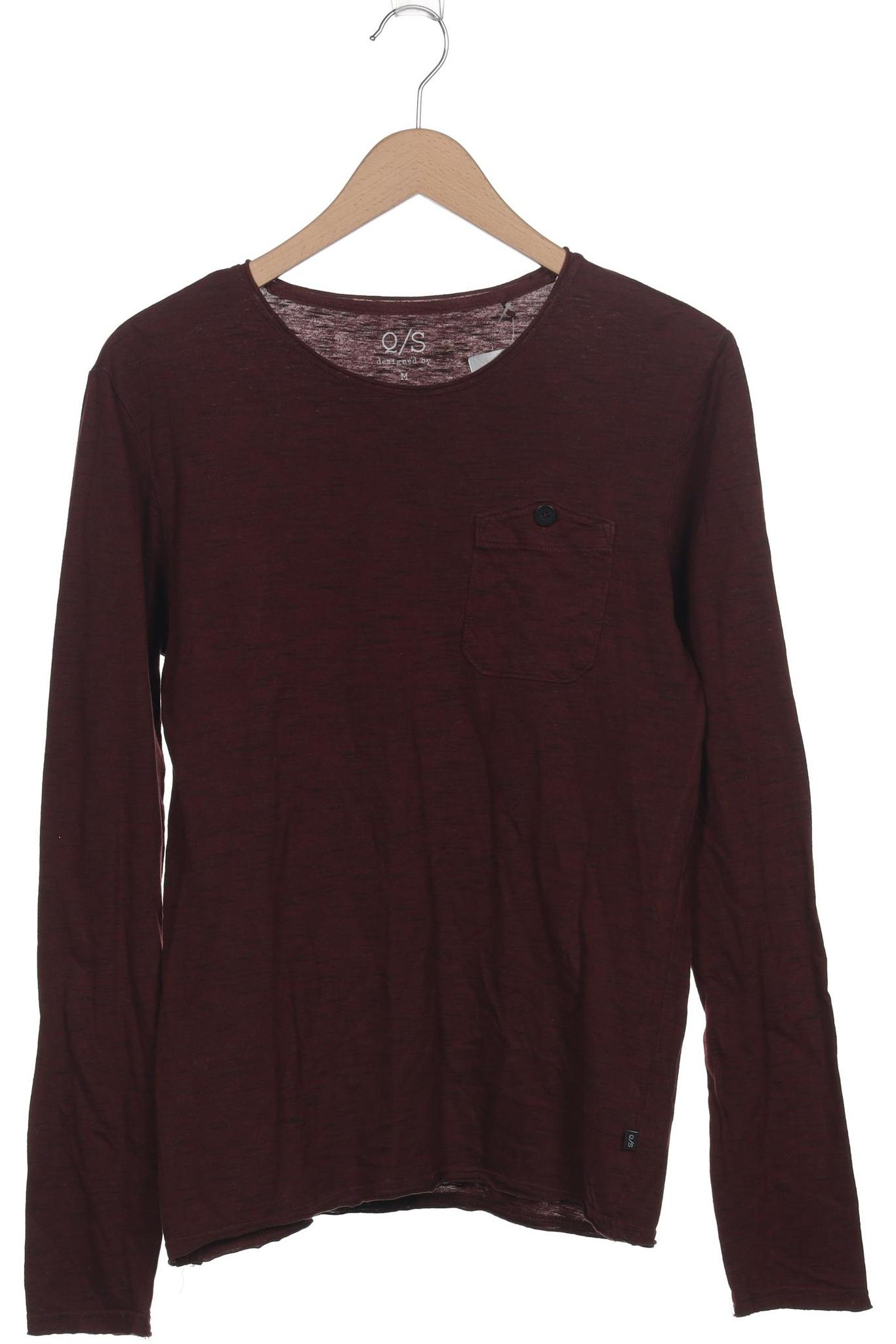 

QS by s.Oliver Herren Langarmshirt, bordeaux, Gr. 48