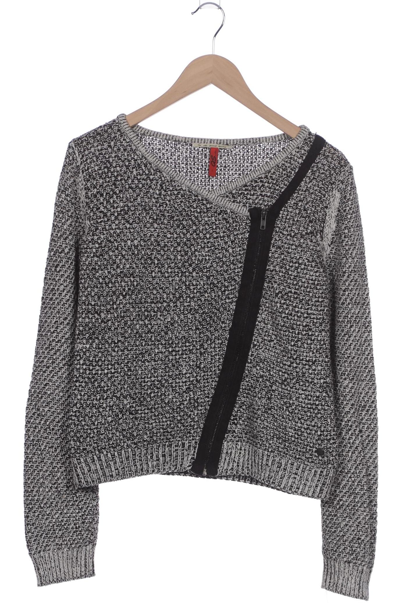 

QS by s.Oliver Damen Strickjacke, schwarz, Gr. 42