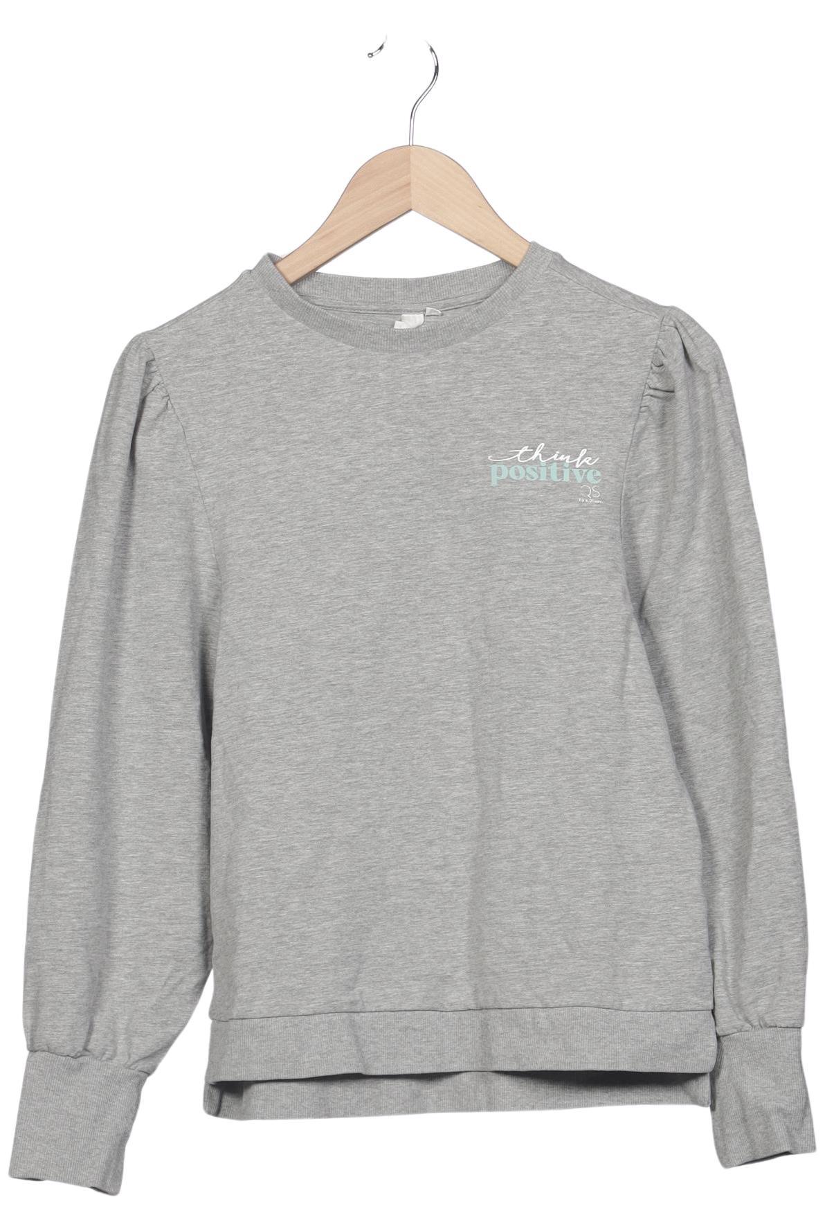 

QS by s.Oliver Damen Sweatshirt, grau, Gr. 36