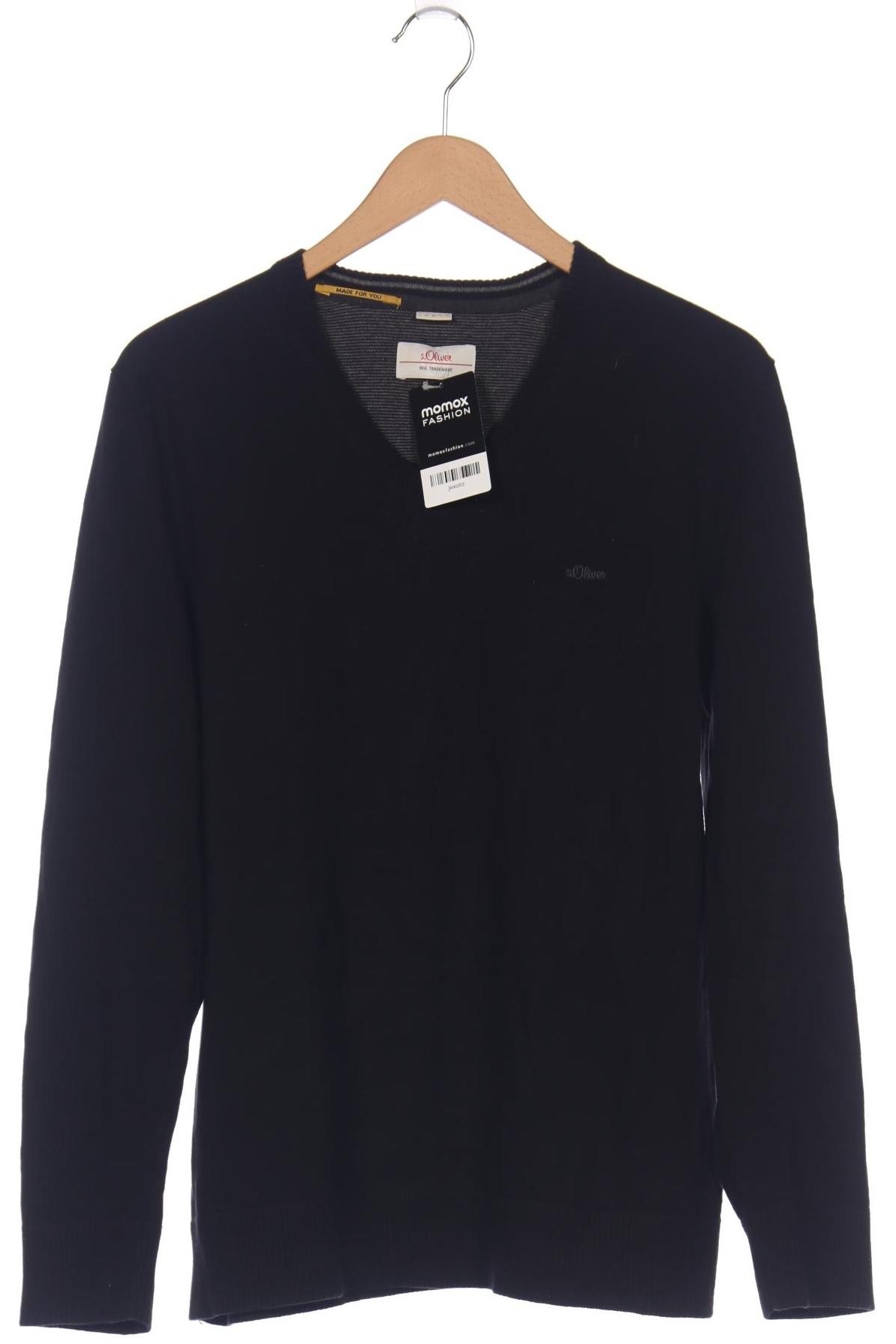 

QS by s.Oliver Herren Pullover, schwarz, Gr. 52