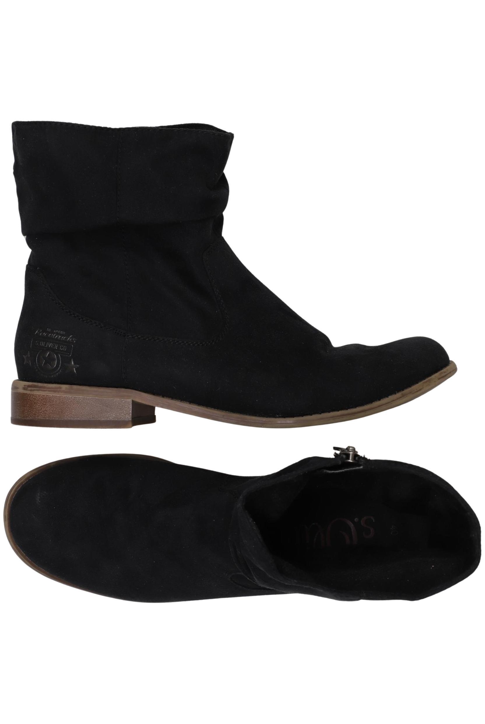 

QS by s.Oliver Damen Stiefelette, schwarz, Gr. 40