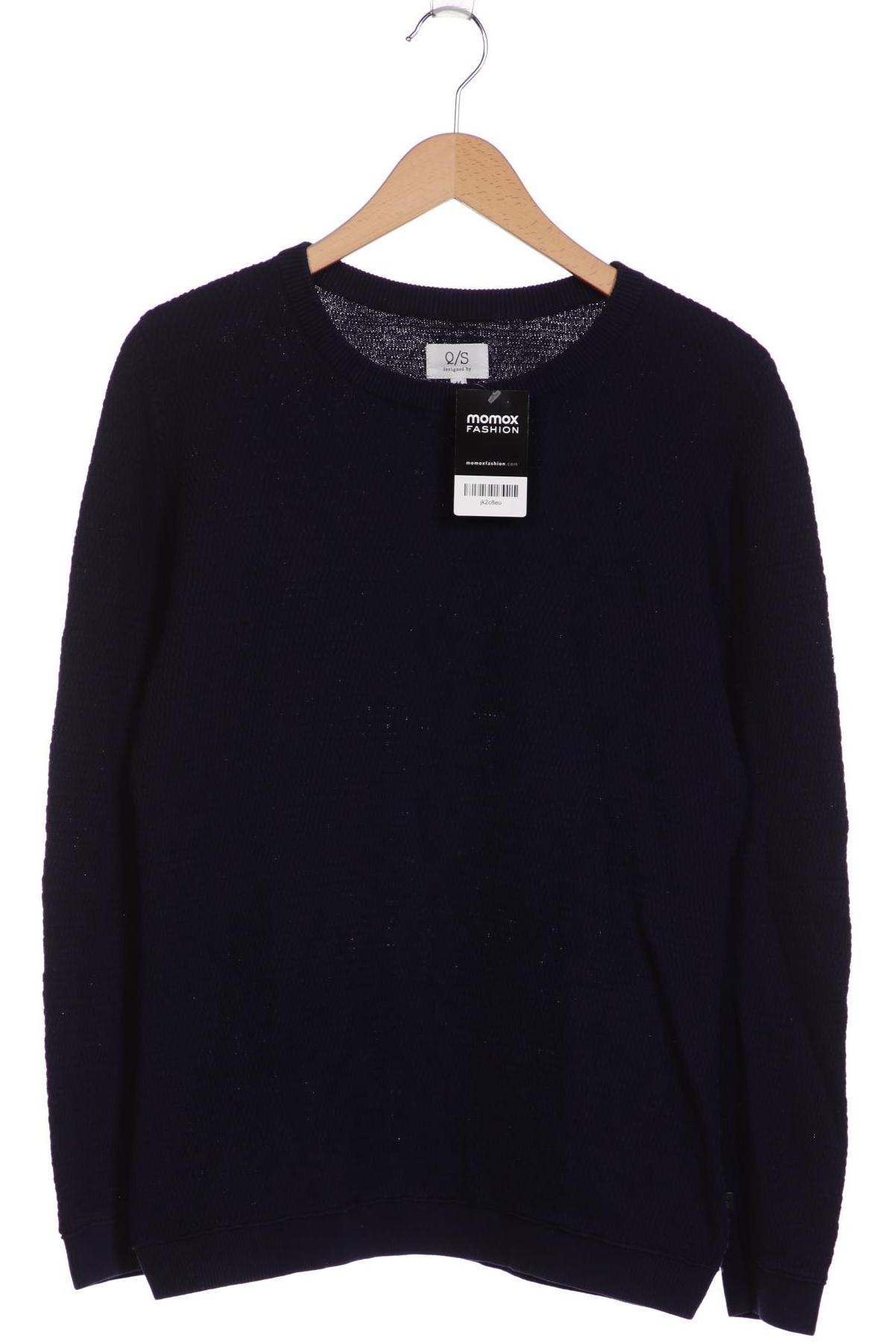 

QS by s.Oliver Herren Pullover, marineblau, Gr. 48