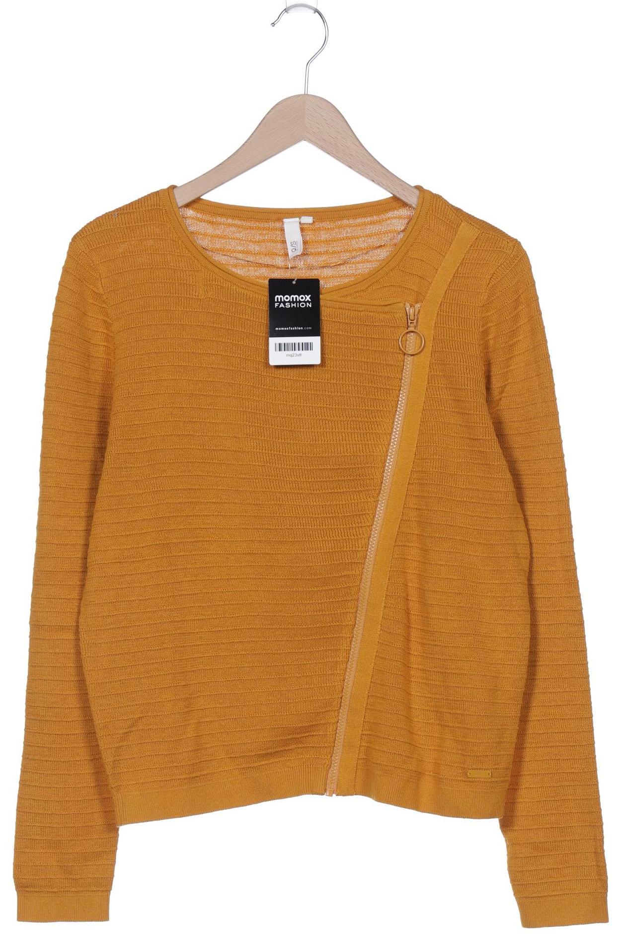 

QS by s.Oliver Damen Strickjacke, orange, Gr. 42
