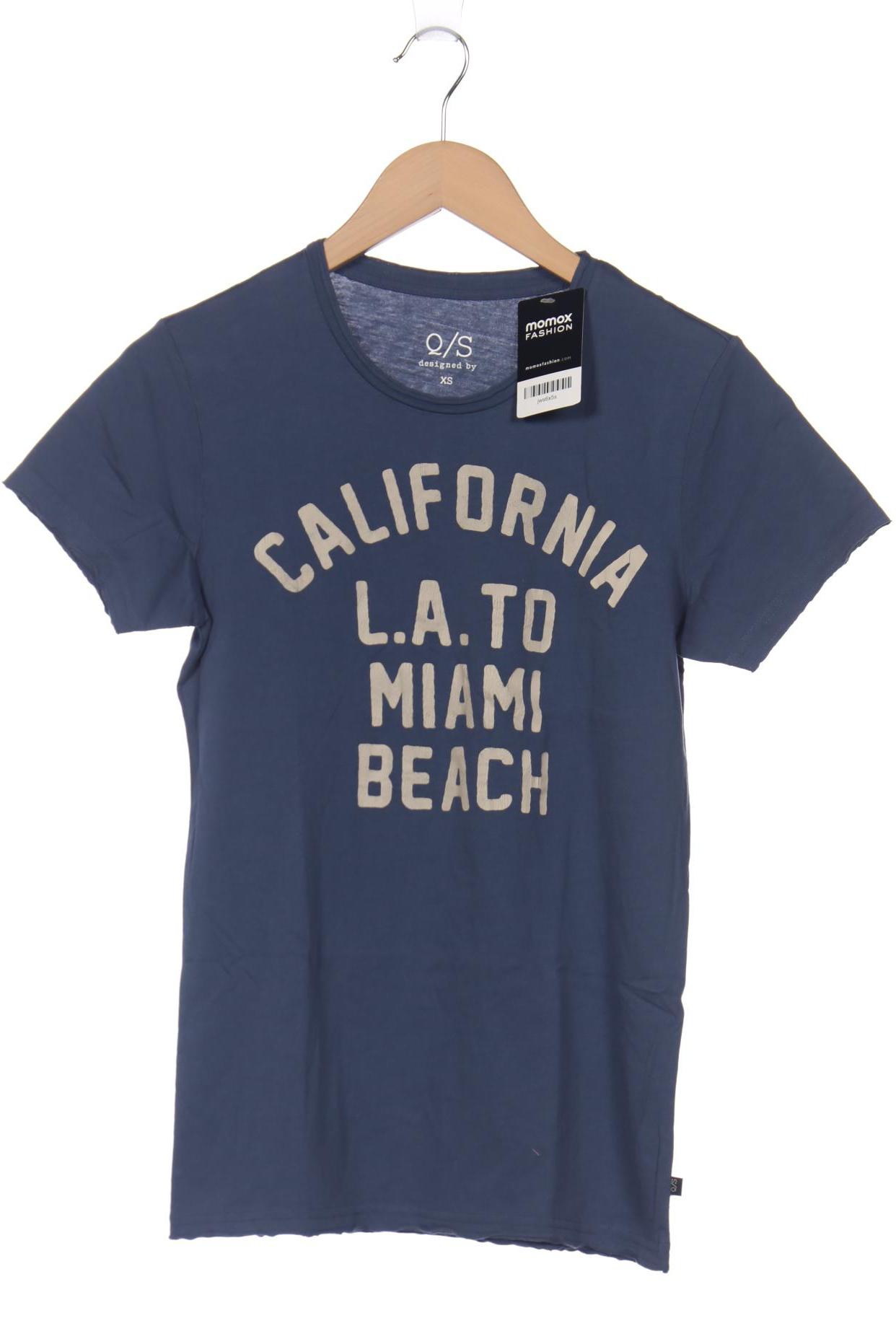 

QS by s.Oliver Herren T-Shirt, blau, Gr. 44