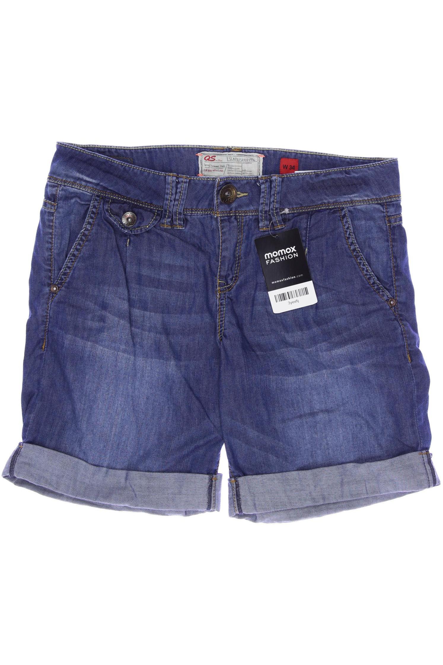 

QS by s.Oliver Damen Shorts, marineblau, Gr. 34
