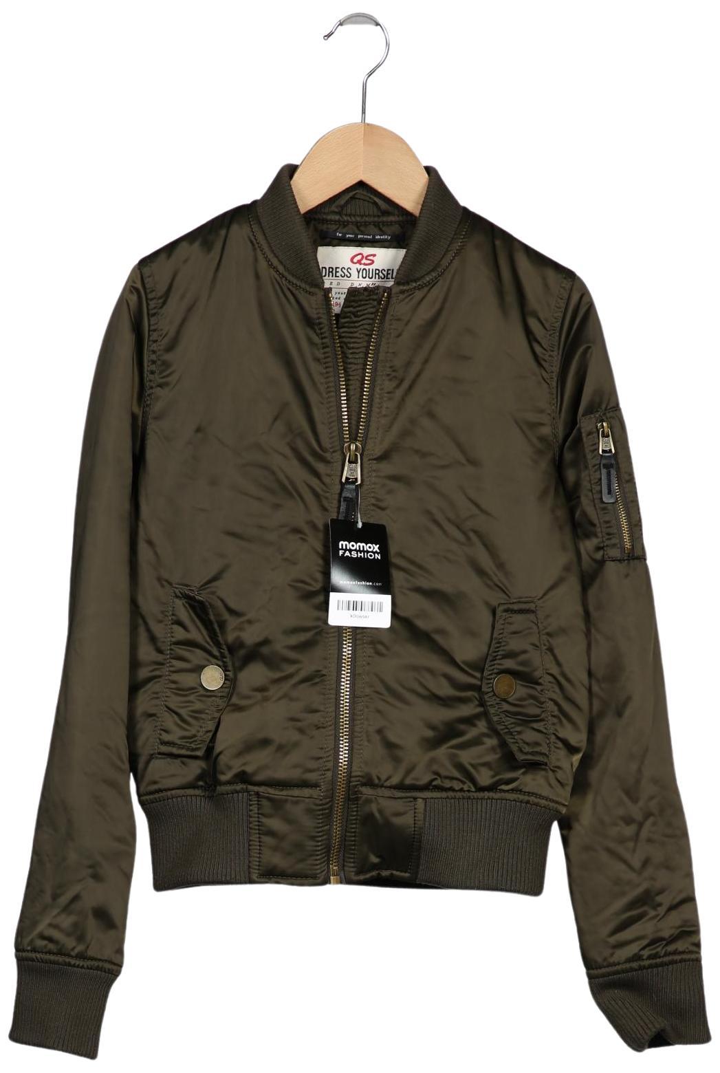 

QS by s.Oliver Damen Jacke, grün, Gr. 34