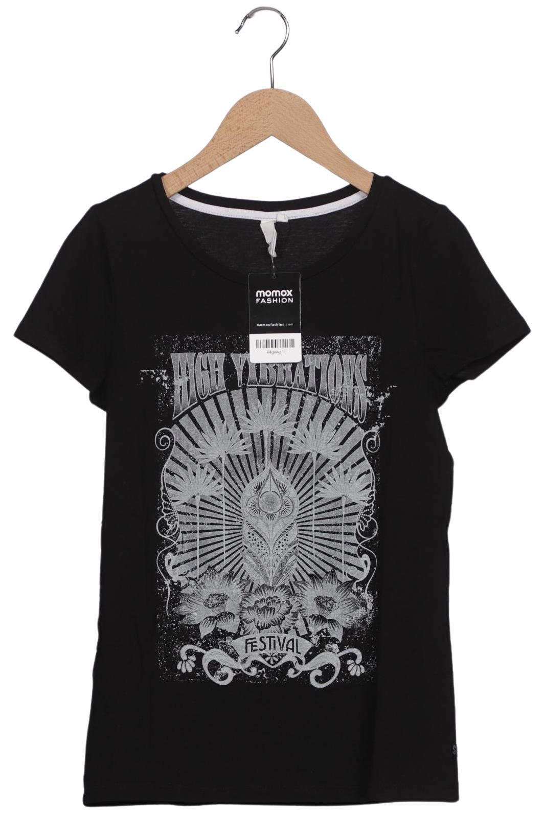 Thumbnail - QS by s.Oliver Damen T-Shirt, schwarz, Gr. 34
