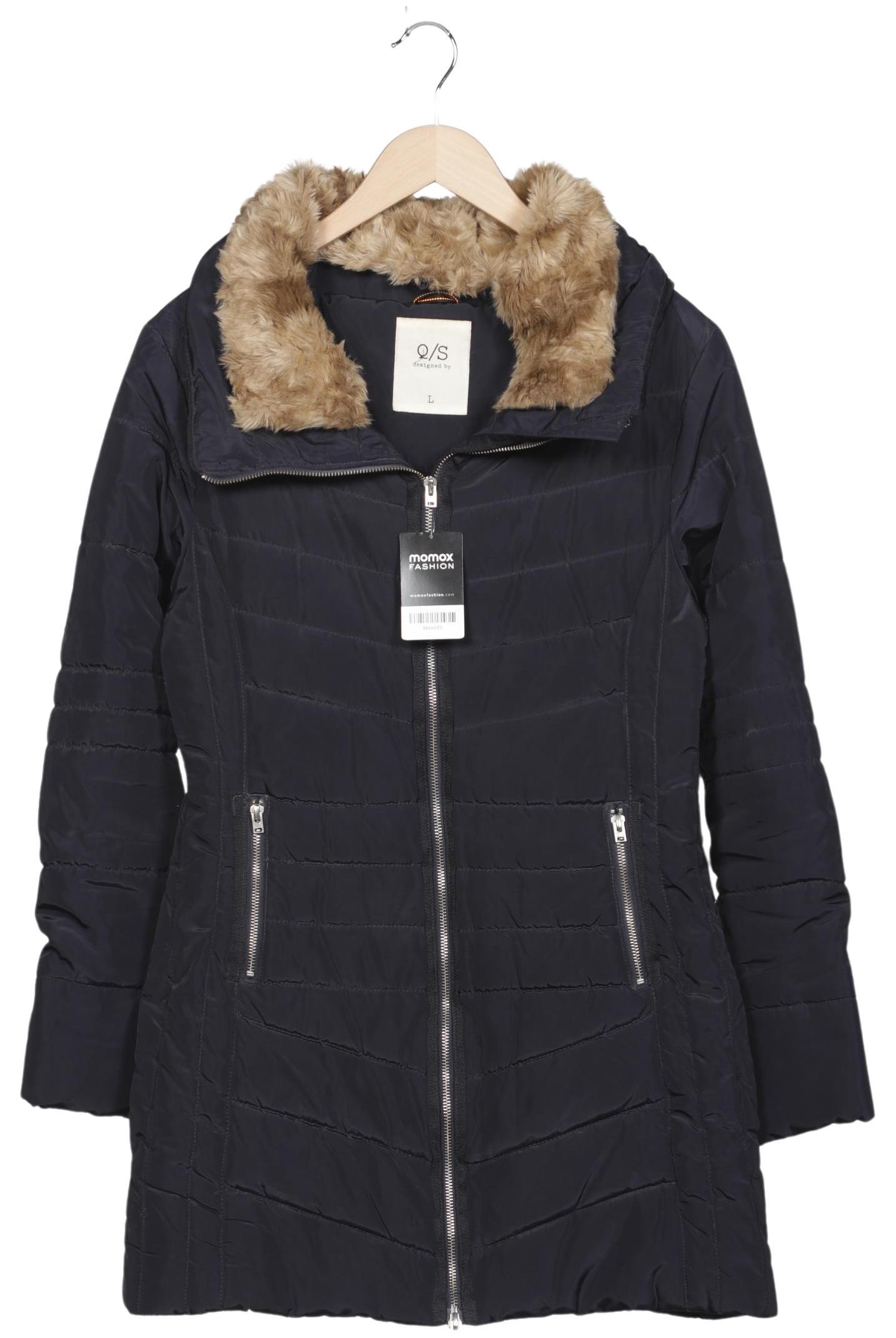 

QS by s.Oliver Damen Mantel, marineblau, Gr. 42