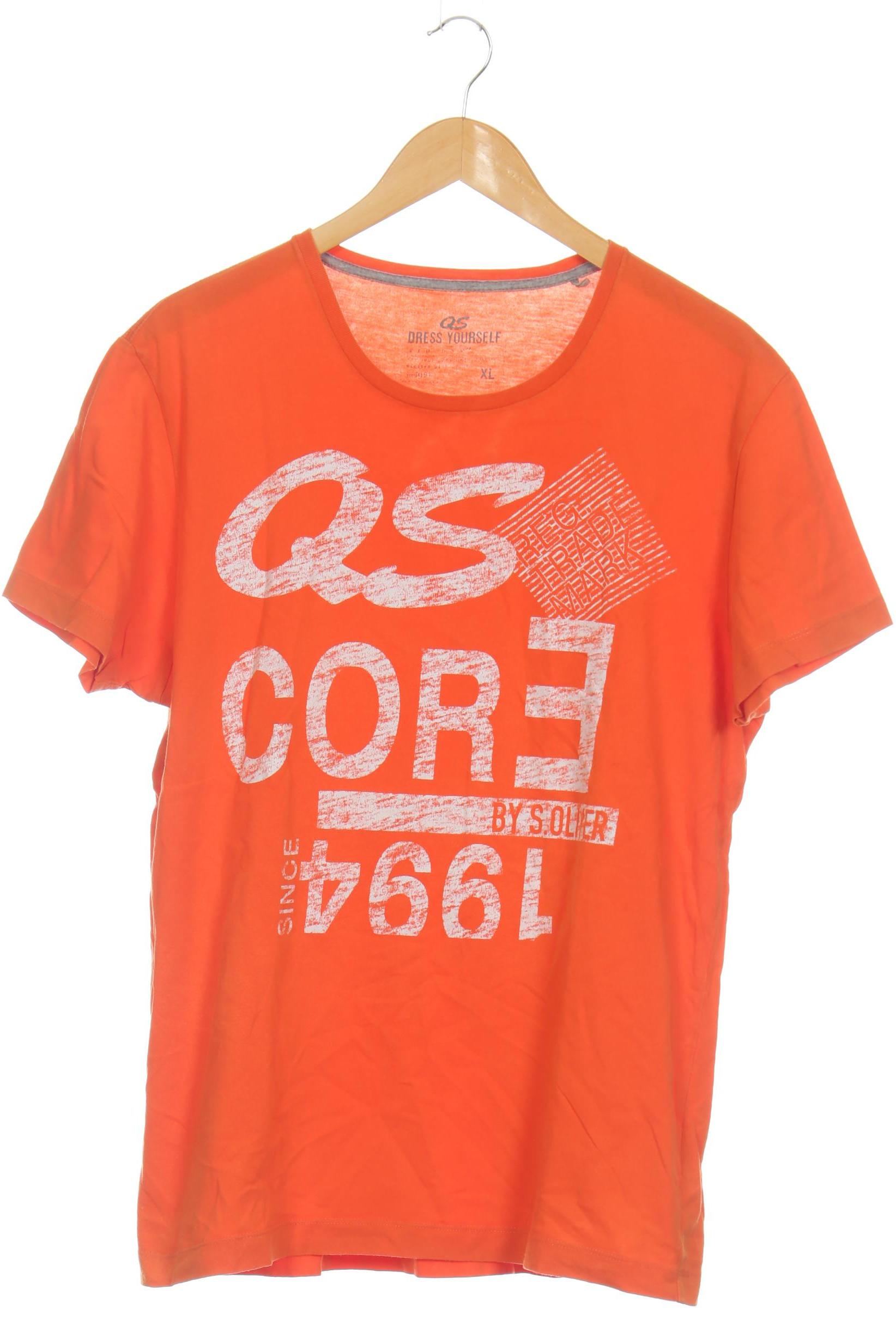 

QS by s.Oliver Herren T-Shirt, orange, Gr. 54