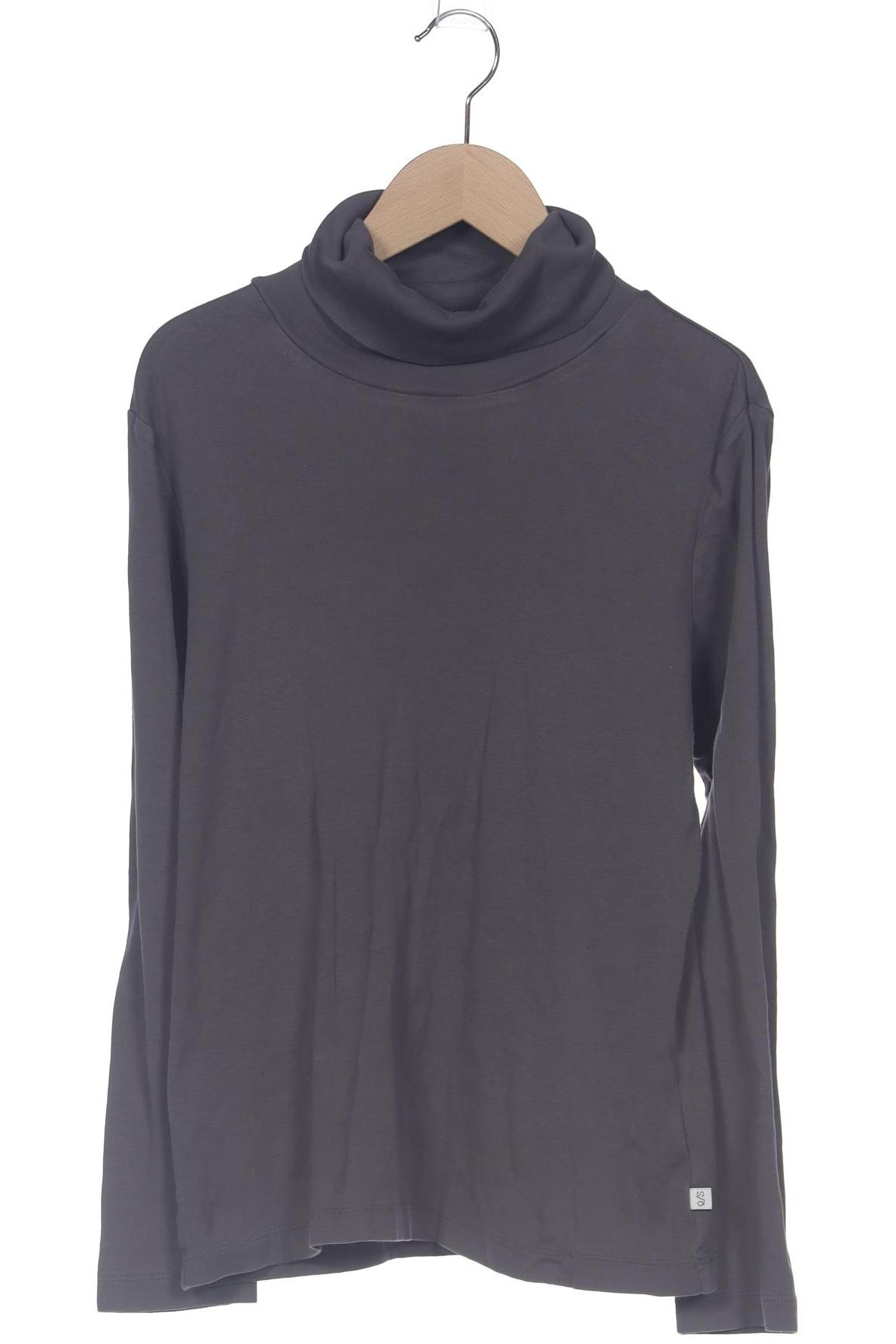 

QS by s.Oliver Damen Langarmshirt, grau, Gr. 42