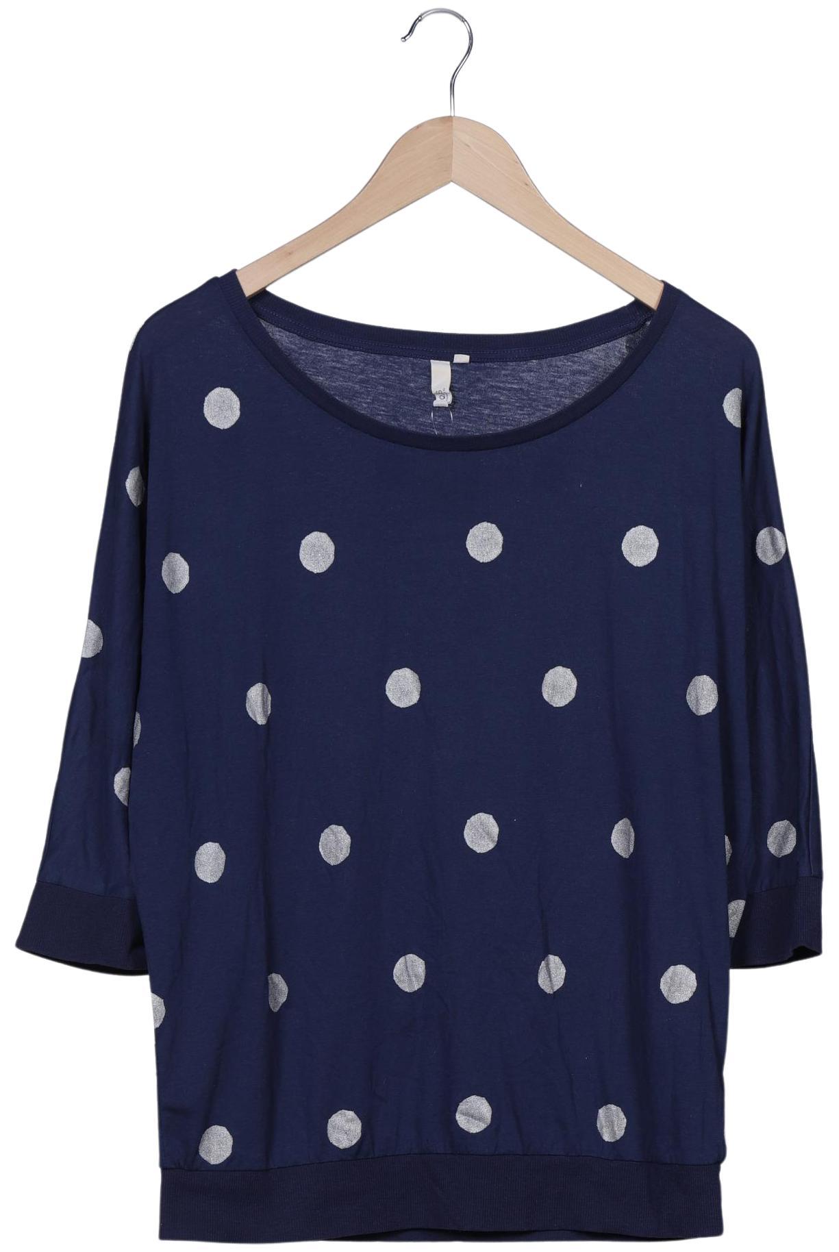 

QS by s.Oliver Damen T-Shirt, blau, Gr. 44