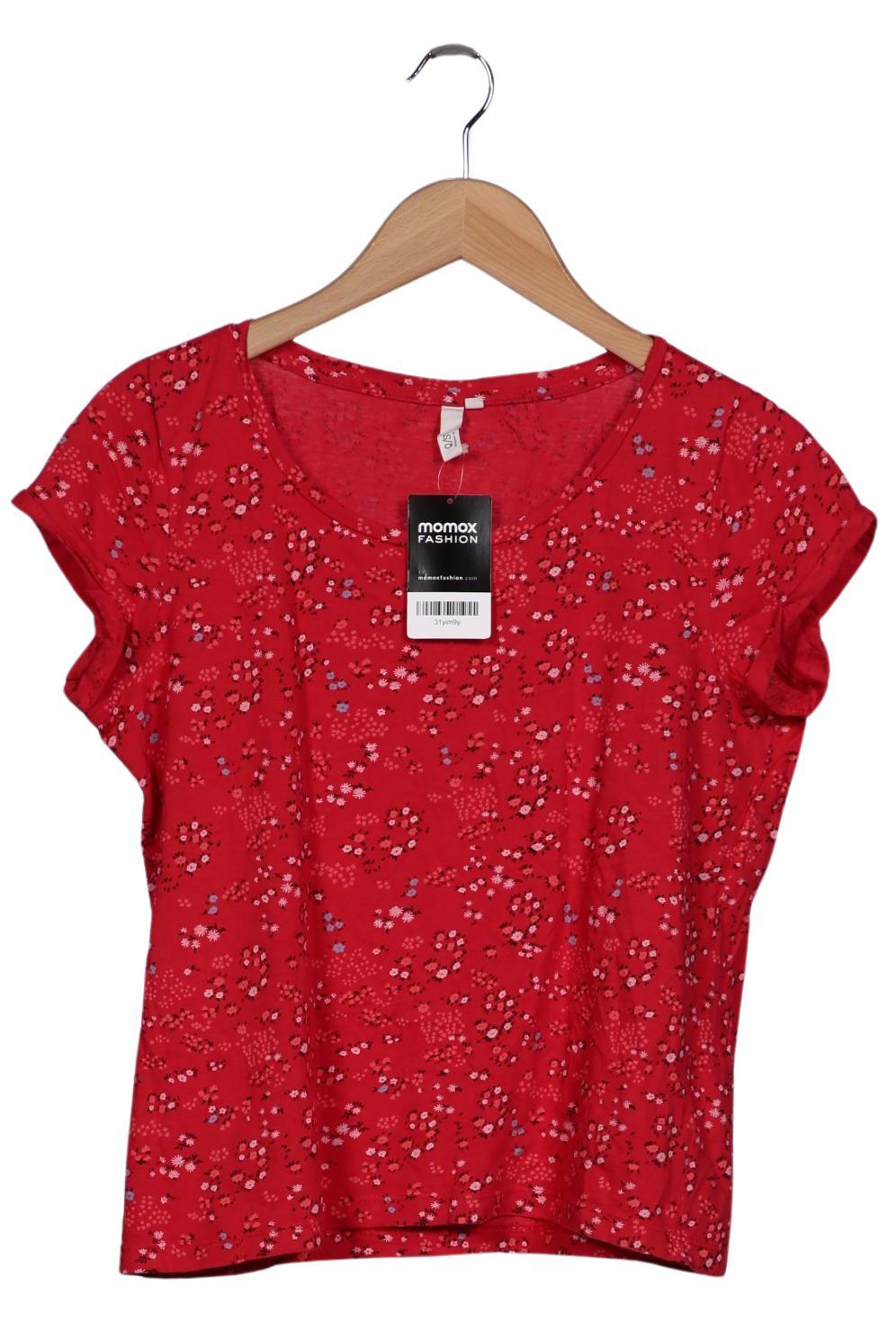 

QS by s.Oliver Damen T-Shirt, rot, Gr. 36