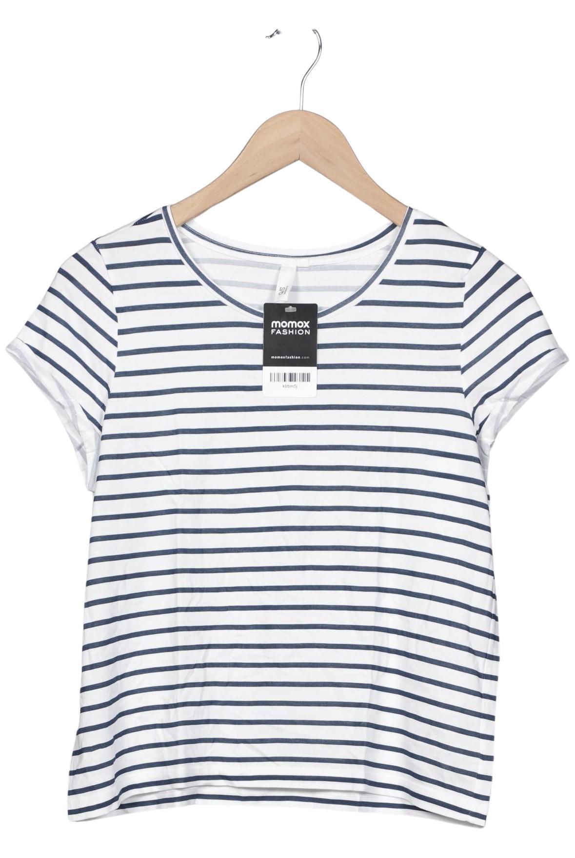 

QS by s.Oliver Damen T-Shirt, weiß, Gr. 36