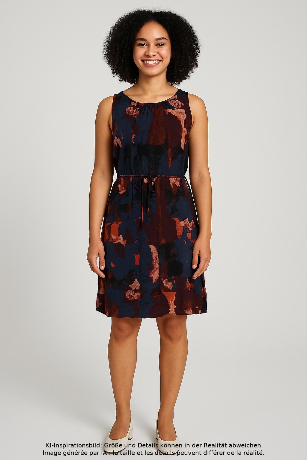 

QS by s.Oliver Damen Kleid, mehrfarbig, Gr. 38