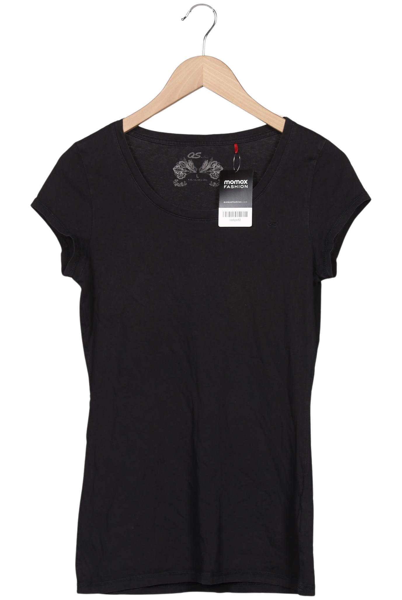 

QS by s.Oliver Damen T-Shirt, schwarz, Gr. 42