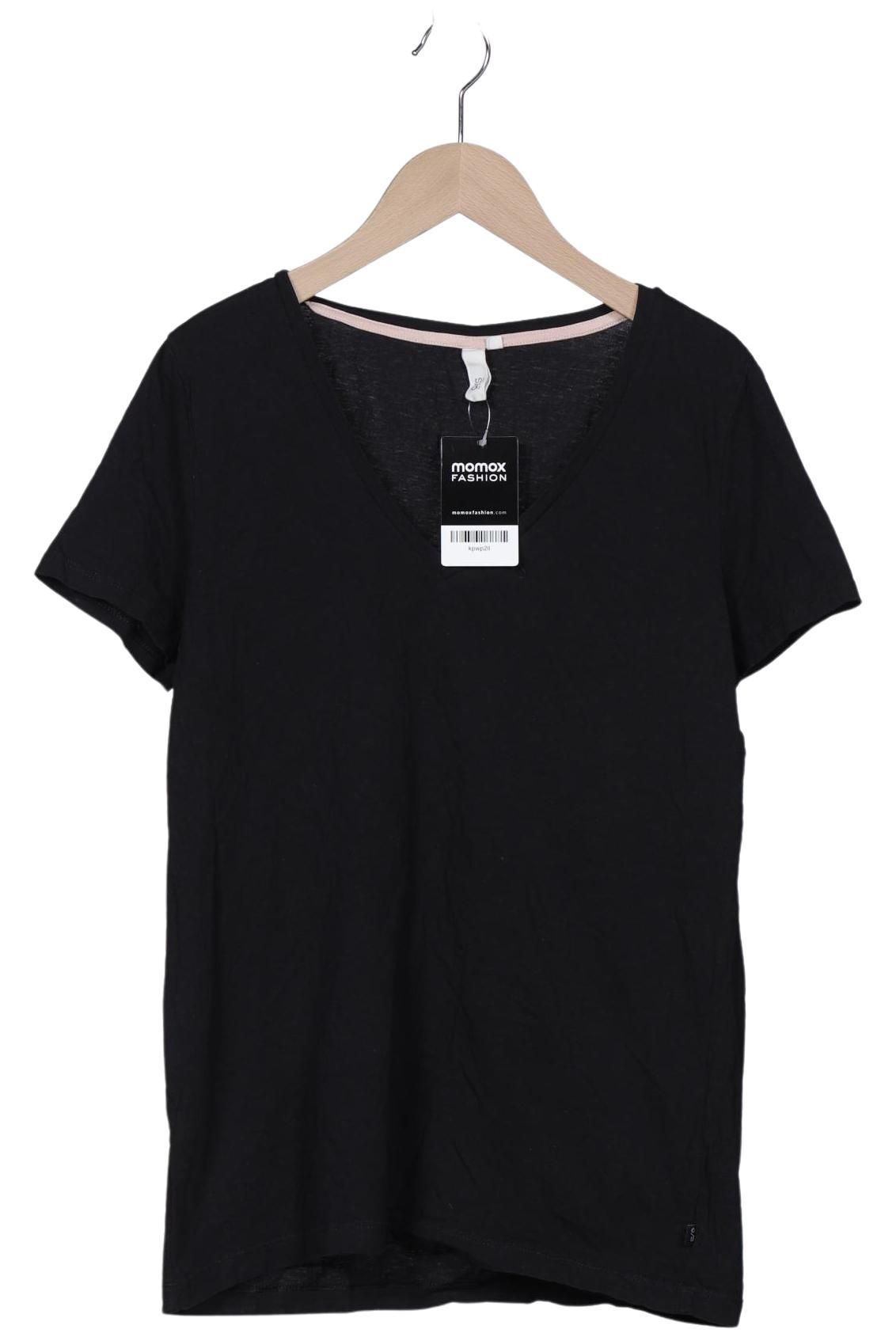

QS by s.Oliver Damen T-Shirt, schwarz, Gr. 42