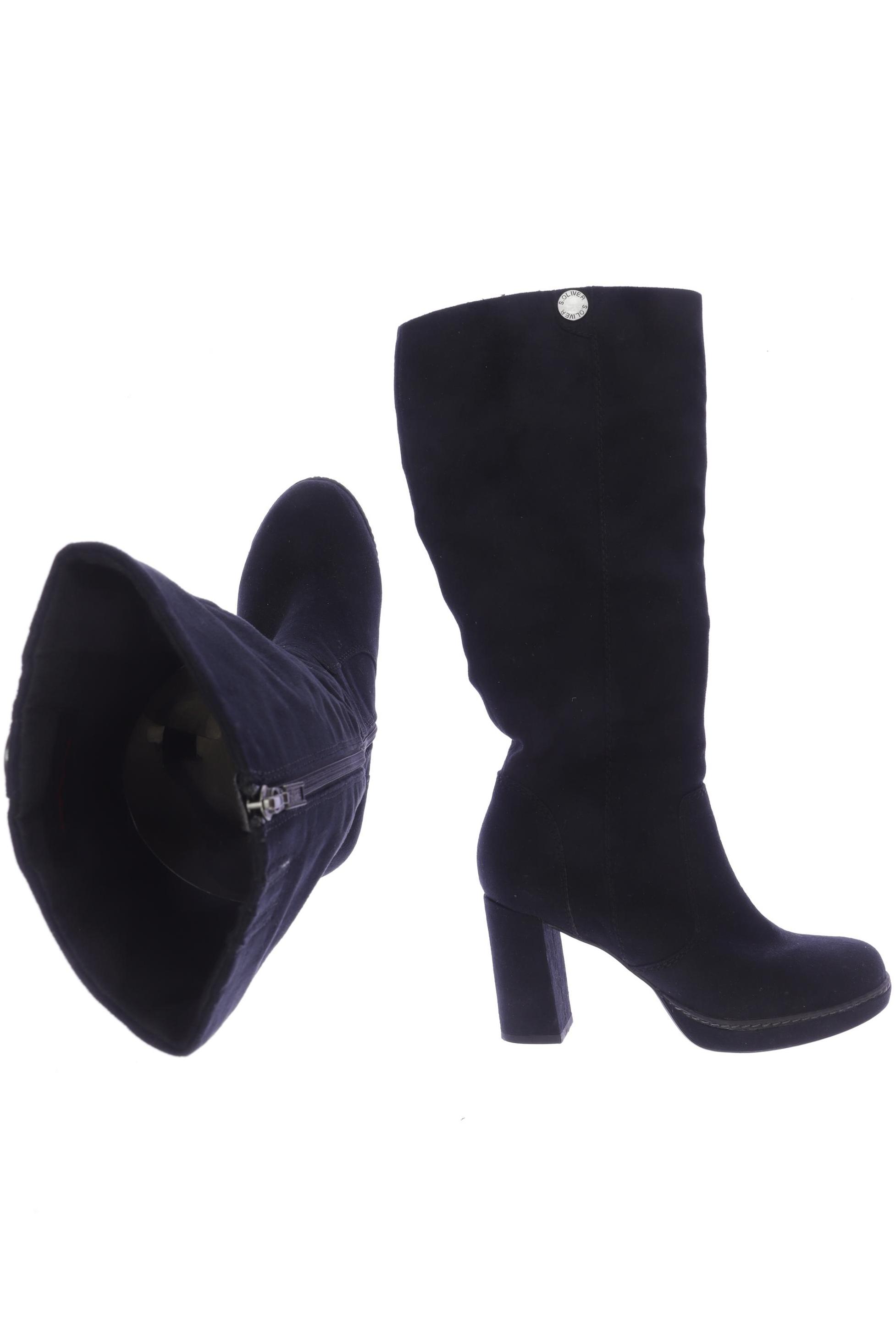 

QS by s.Oliver Damen Stiefel, schwarz, Gr. 37