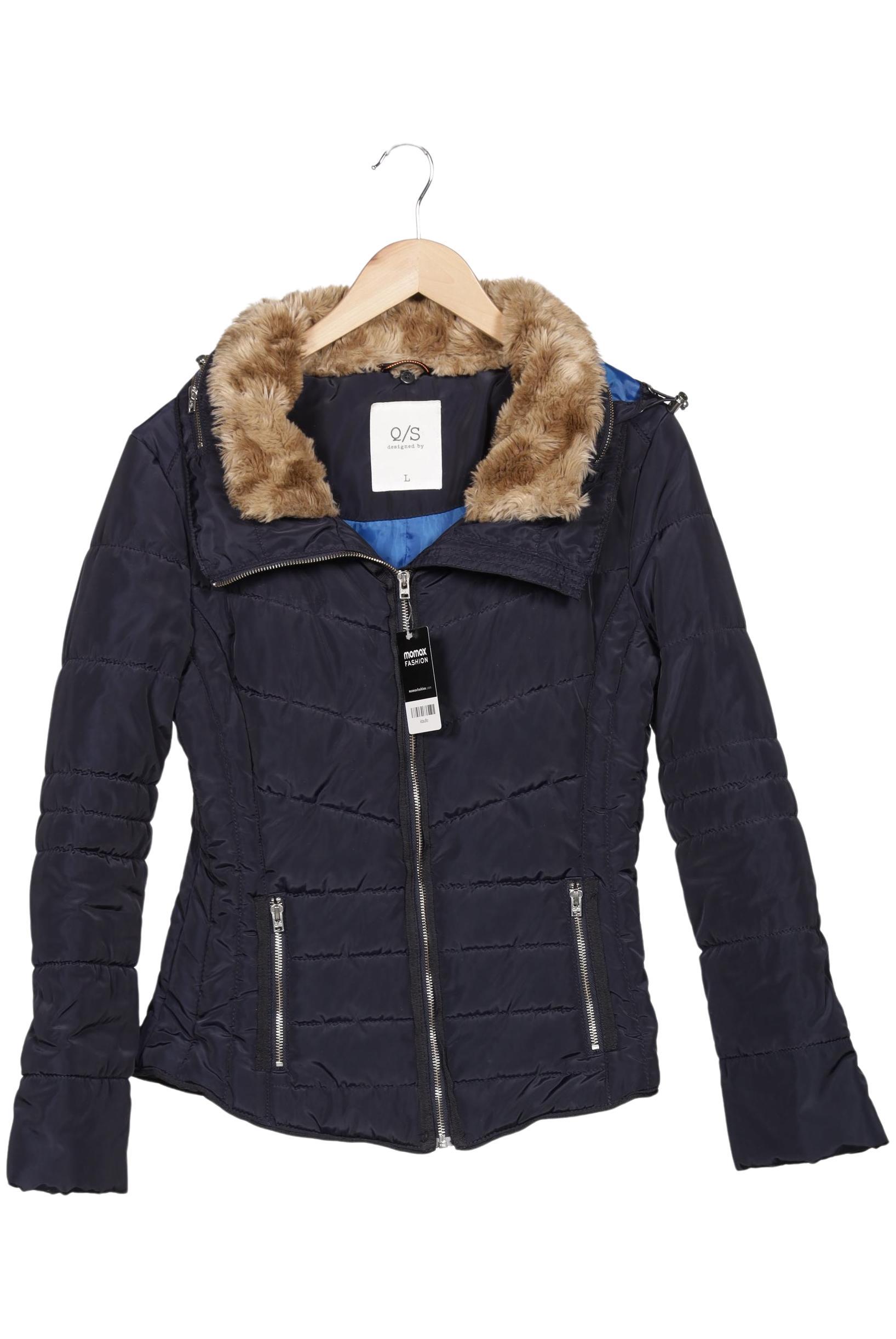 

QS by s.Oliver Damen Jacke, marineblau, Gr. 42