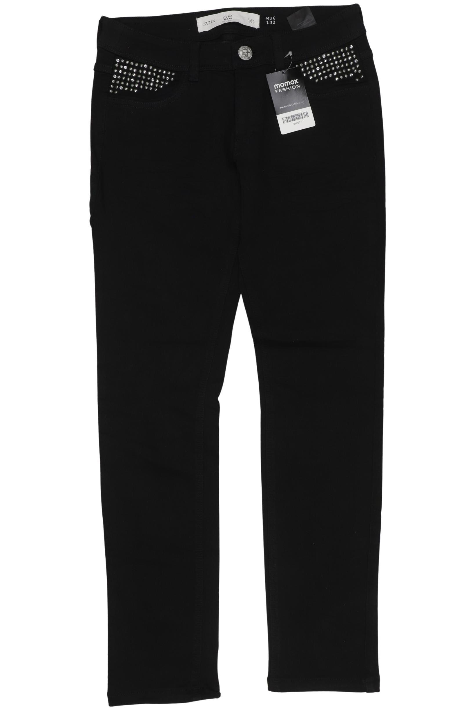 

QS by s.Oliver Damen Jeans, schwarz, Gr. 36