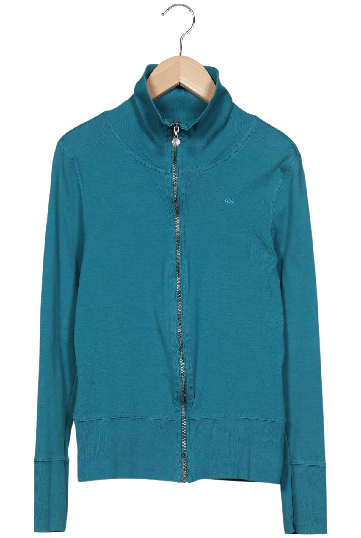 

QS by s.Oliver Damen Strickjacke, blau, Gr. 42