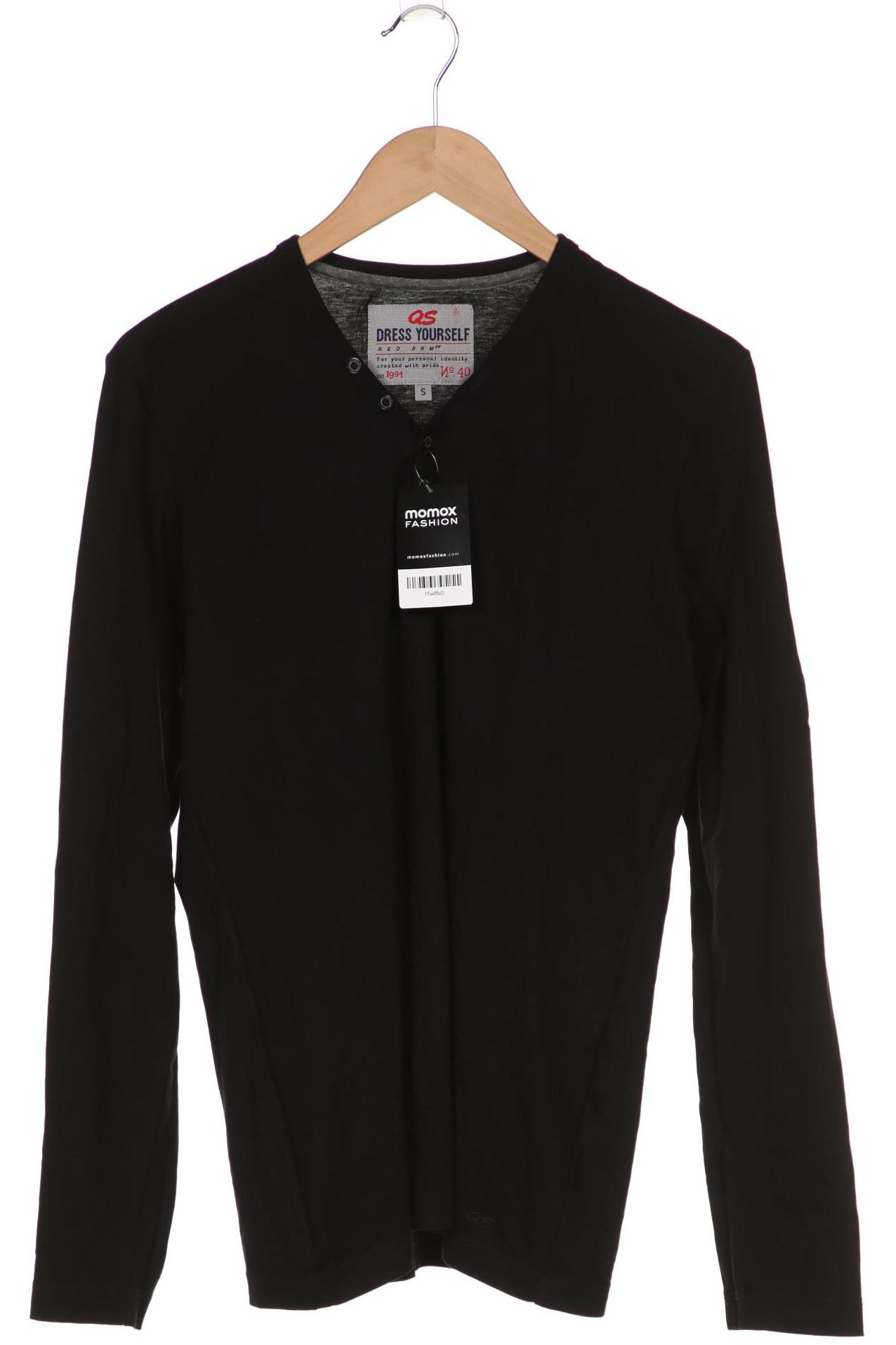 

QS by s.Oliver Herren Langarmshirt, schwarz